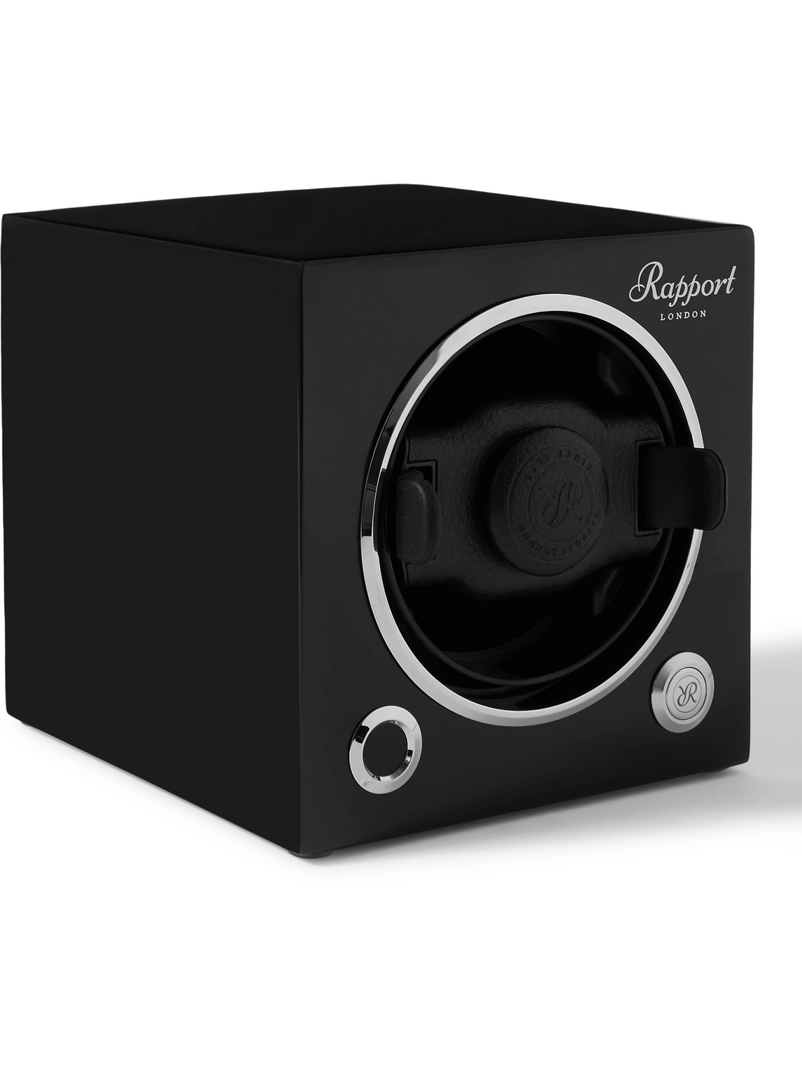 Rapport London Evolution Lacquered Cedar Watch Winder In Black