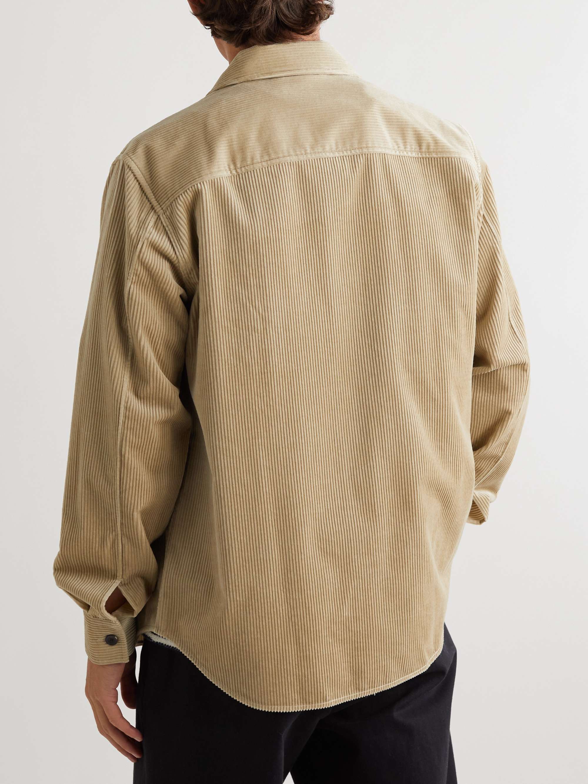 MR P. Cotton and Cashmere-Blend Corduroy Overshirt
