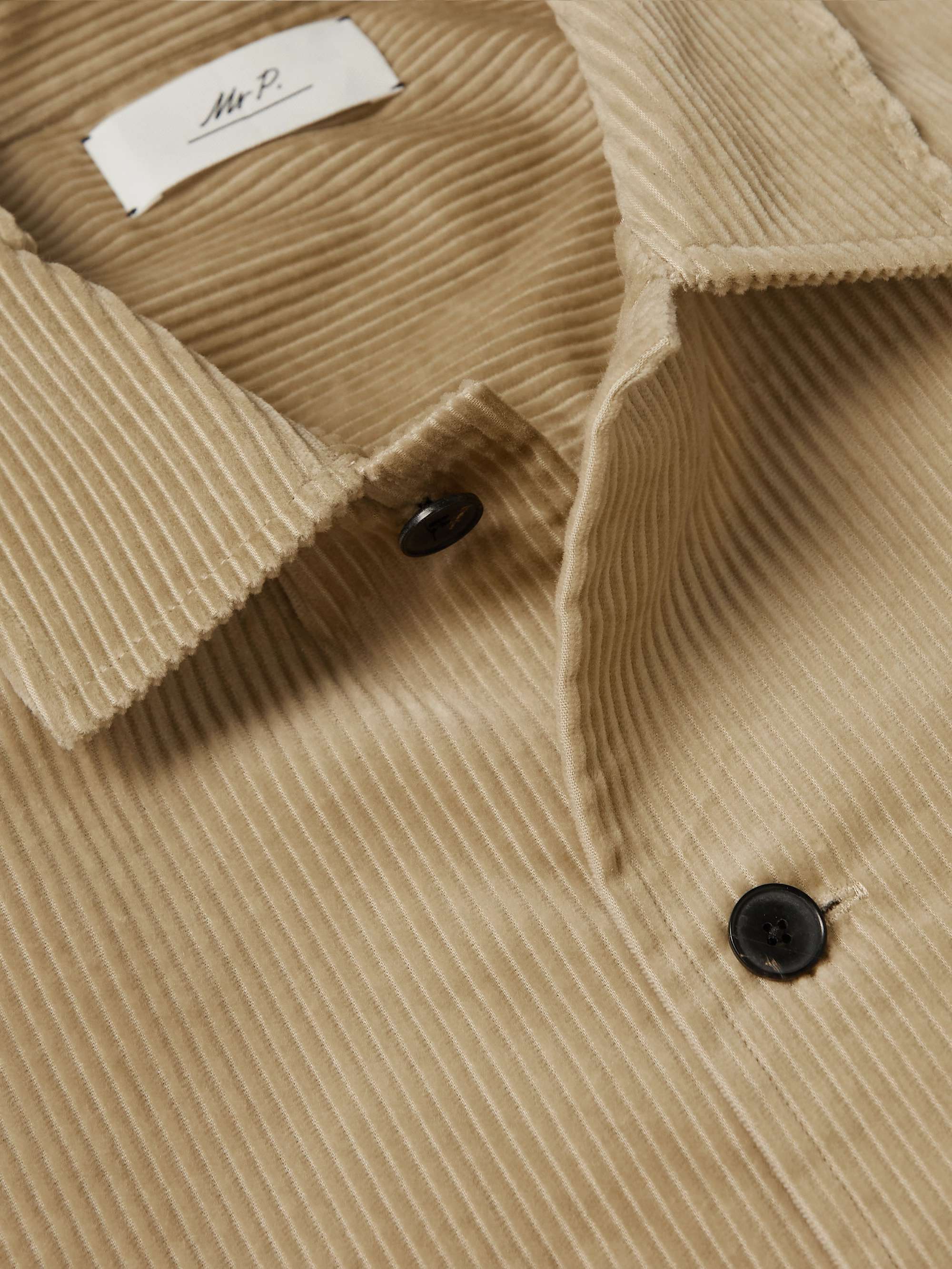 MR P. Cotton and Cashmere-Blend Corduroy Overshirt