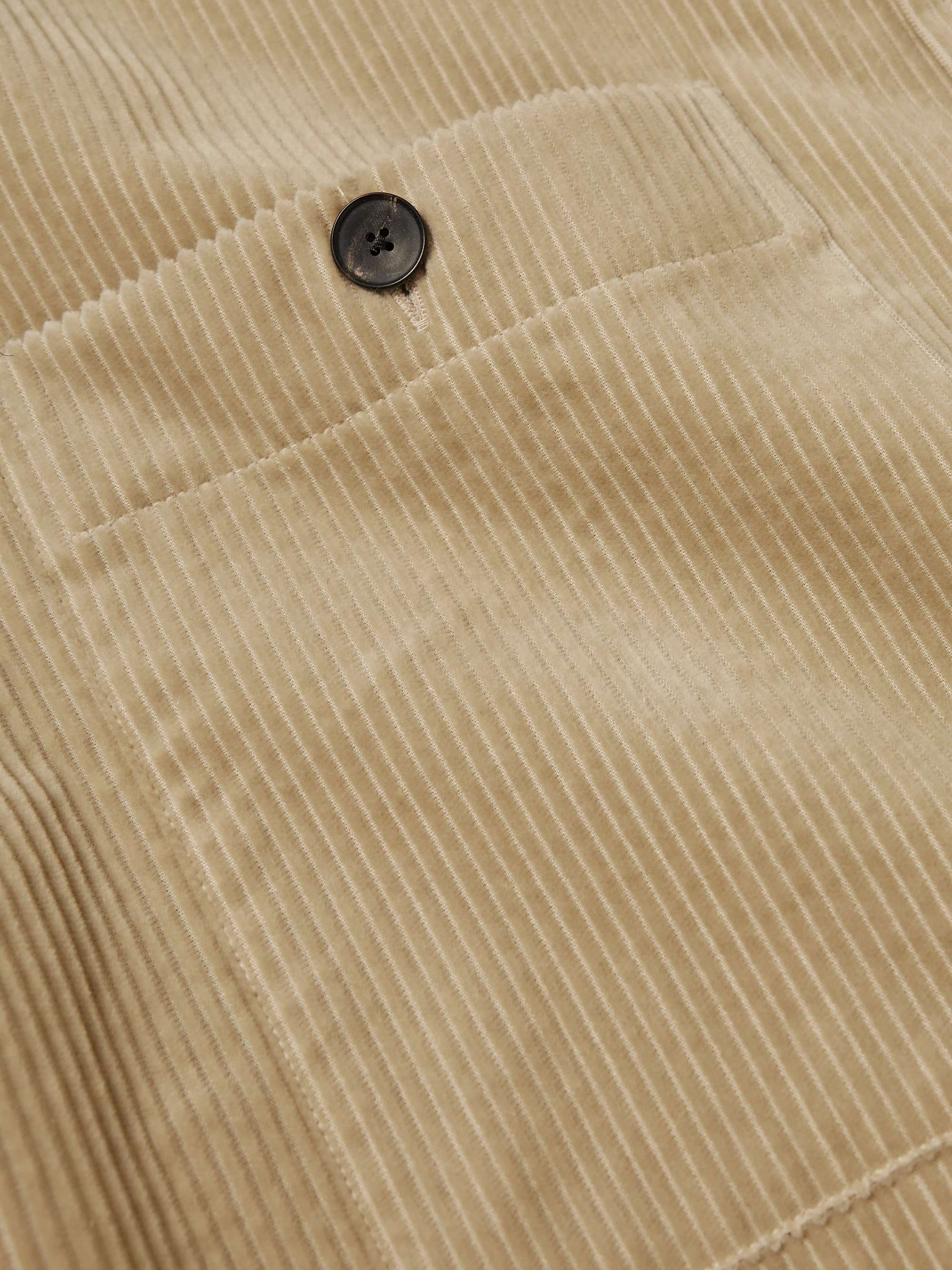 MR P. Cotton and Cashmere-Blend Corduroy Overshirt