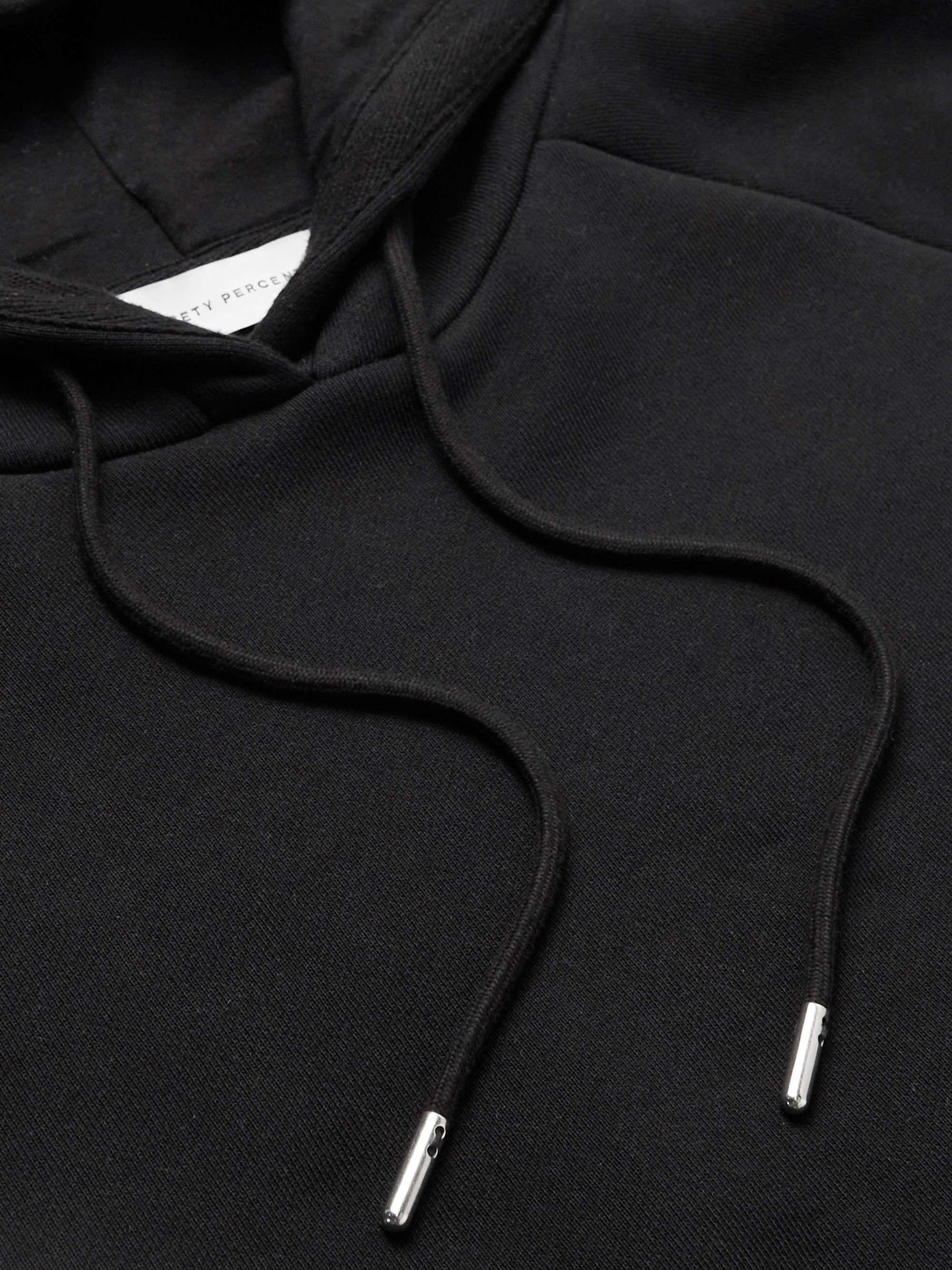 NINETY PERCENT Loopback Organic Cotton-Jersey Hoodie