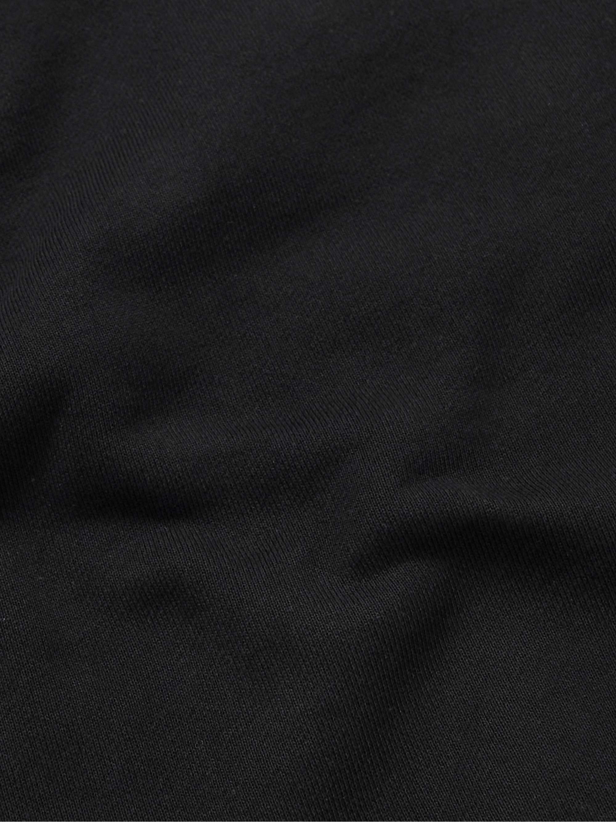 NINETY PERCENT Loopback Organic Cotton-Jersey Hoodie