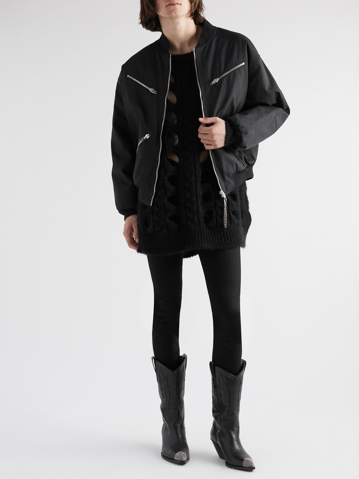 Celine Skinny-fit Jeans In Black