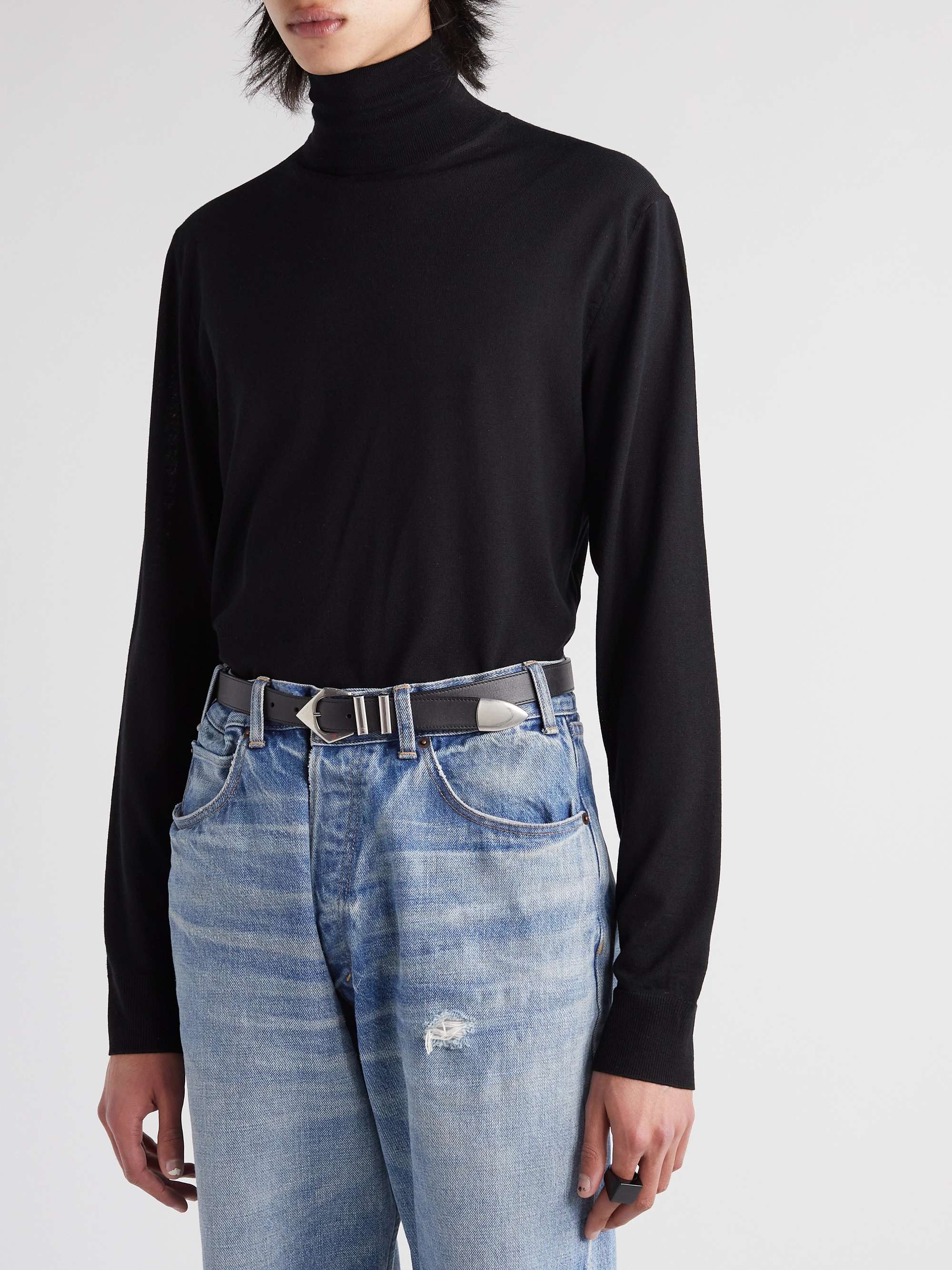 CELINE HOMME Wool Rollneck Sweater