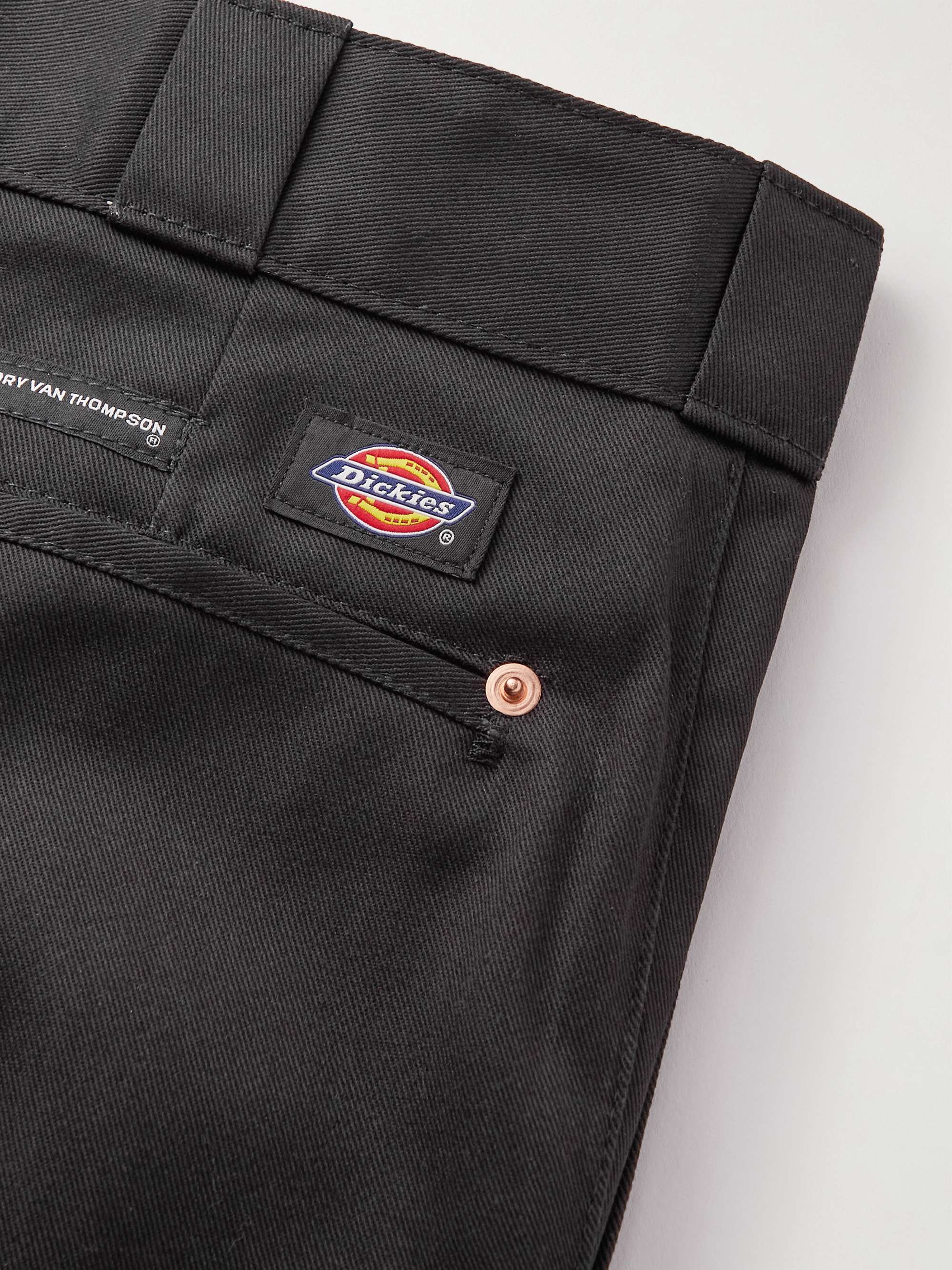 TORY VAN THOMPSON + Throwing Fits 3M Classic Straight-Leg Logo-Appliquéd Twill Trousers