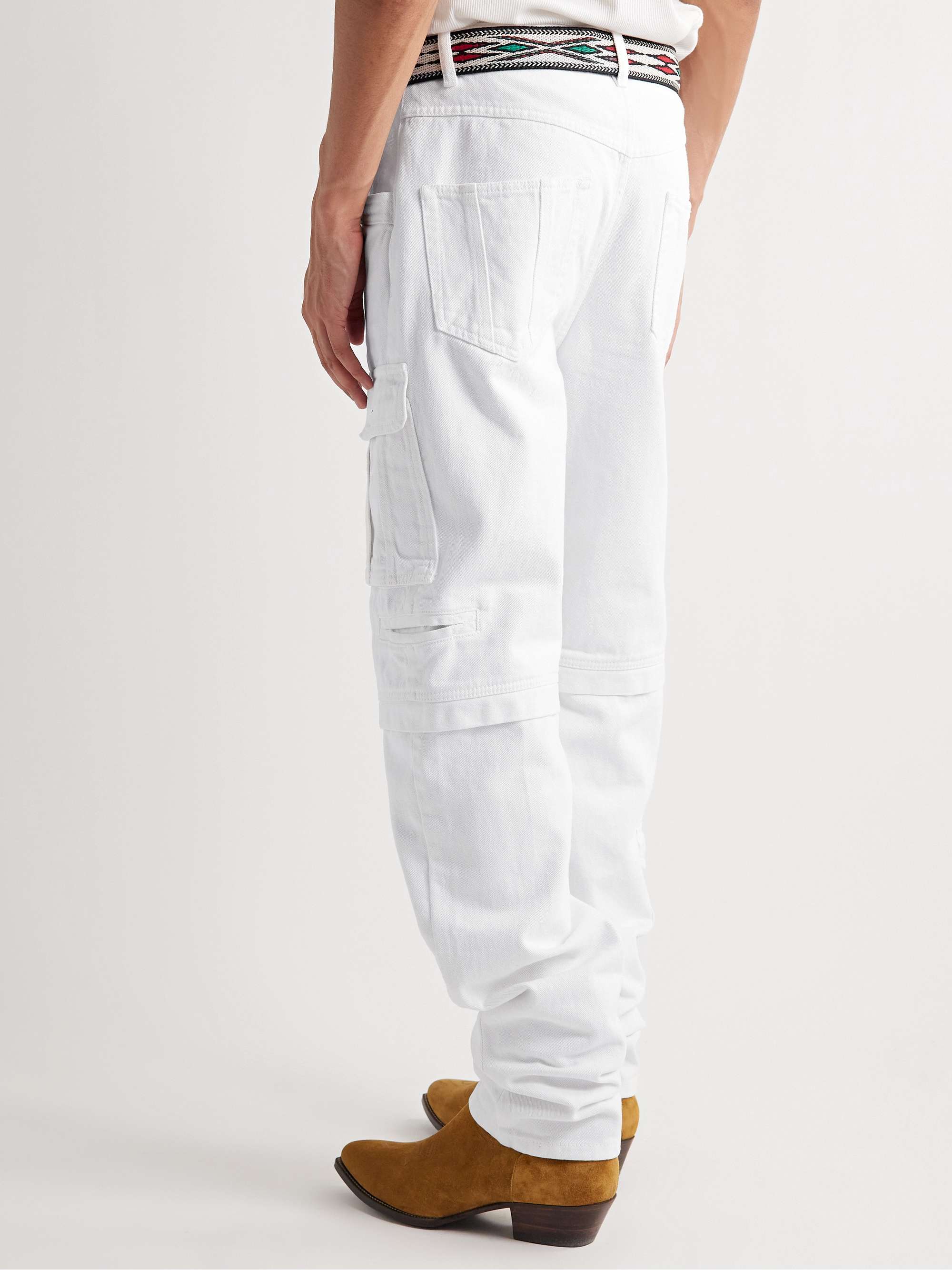 ISABEL MARANT Jerwan Straight-Leg Cargo Jeans