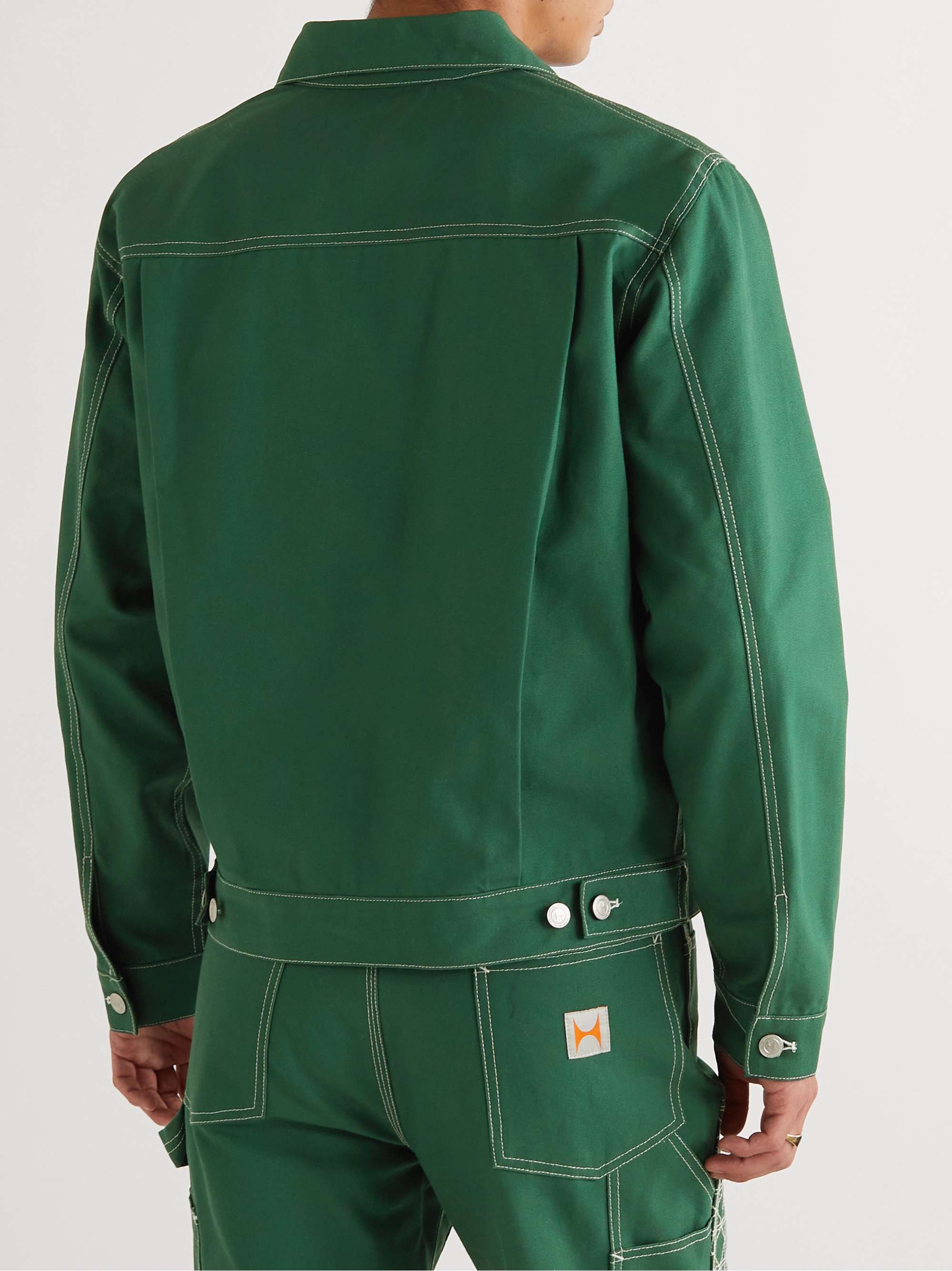 HAYATO + Throwing Fits Cesca Cotton-Canvas Trucker Jacket