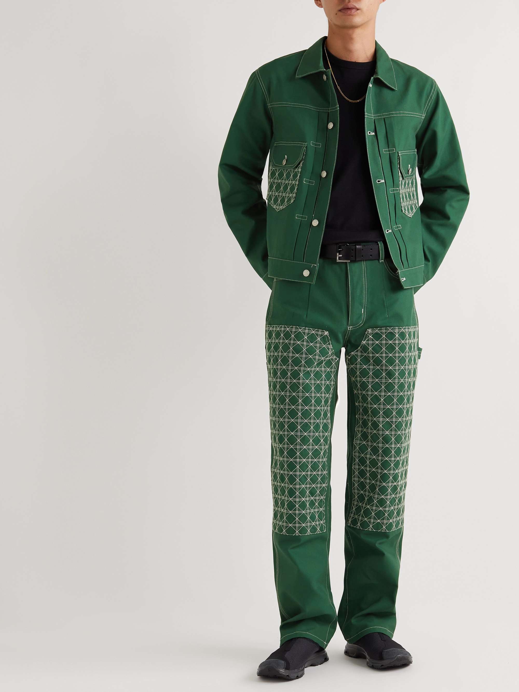 HAYATO + Throwing Fits Cesca Cotton-Canvas Trucker Jacket