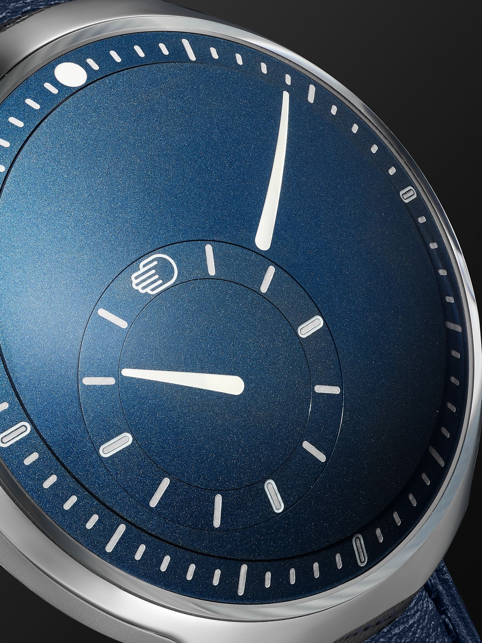 RESSENCE Type 8 Mechanical 42.9mm Titanium and Leather Watch, Ref. No. TYPE 8C