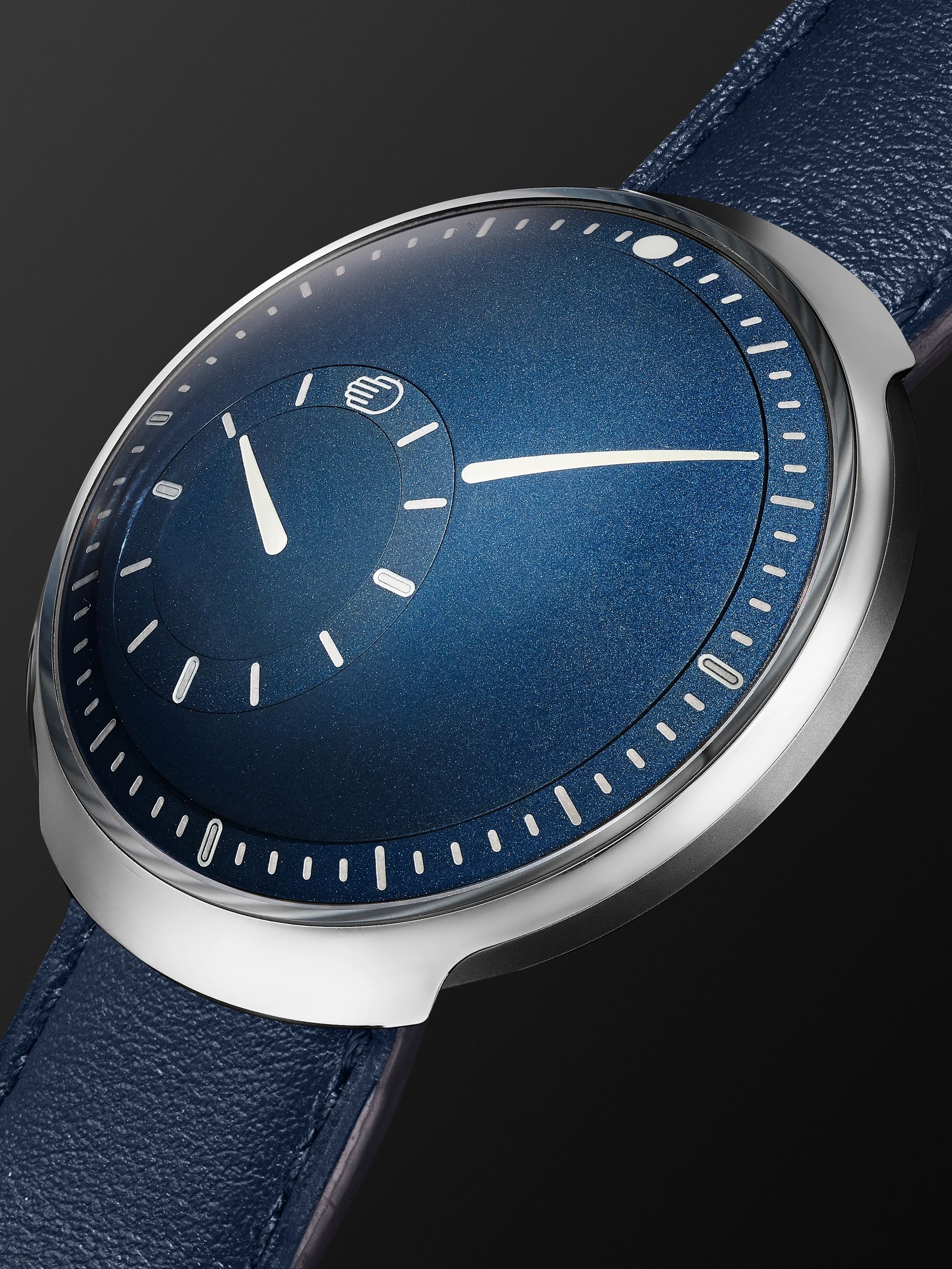 RESSENCE Type 8 Mechanical 42.9mm Titanium and Leather Watch, Ref. No. TYPE 8C