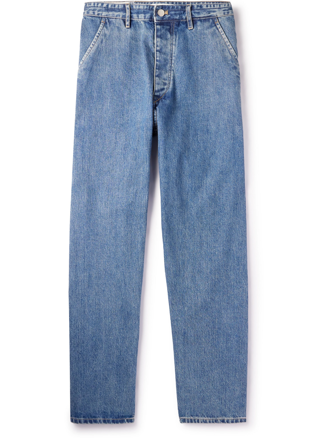Applied Art Forms Dm2-2 Straight-leg Selvedge Jeans In Blue