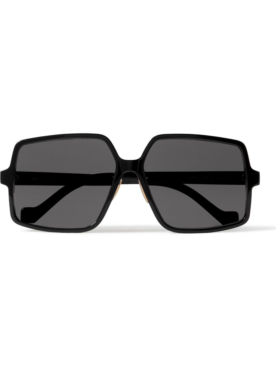 Loewe Oversized Square-frame Acetate Sunglasses In Black