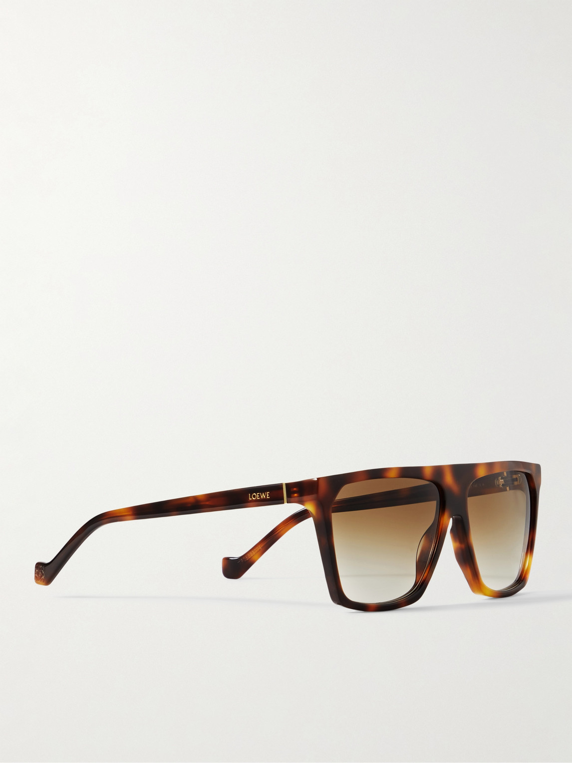 Shop Loewe D-frame Tortoiseshell Acetate Sunglasses