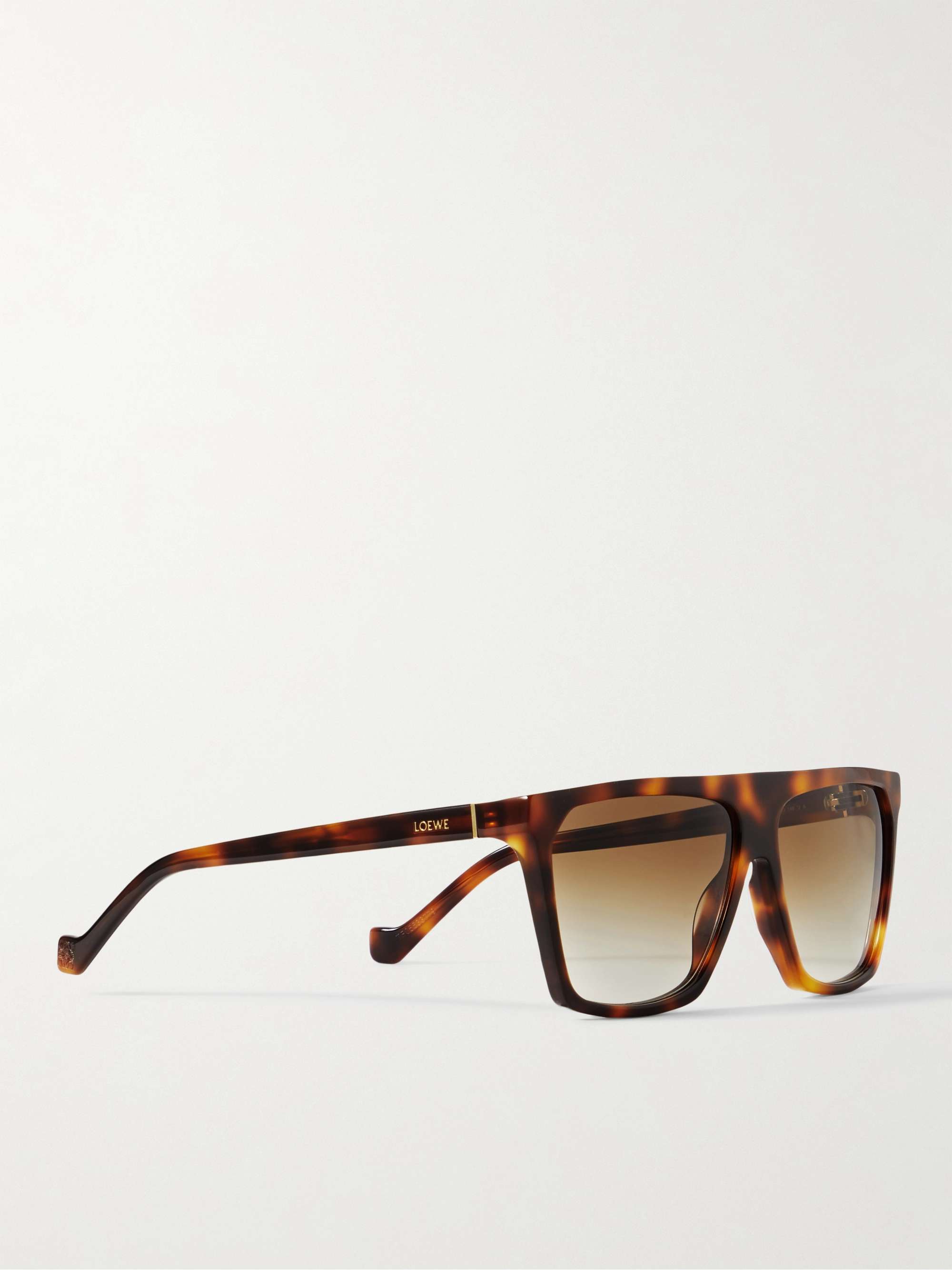 LOEWE D-Frame Tortoiseshell Acetate Sunglasses