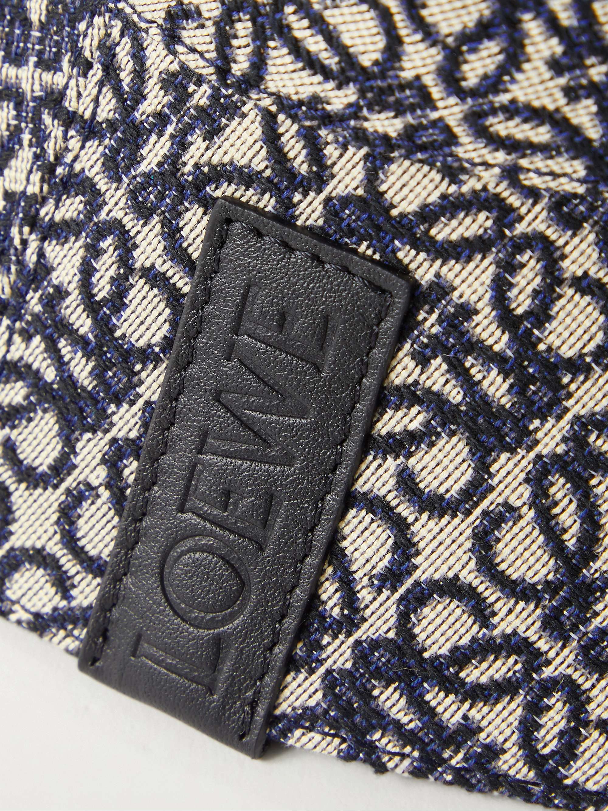 LOEWE Reversible Logo-Jacquard Cotton-Blend and Shell Bucket Hat