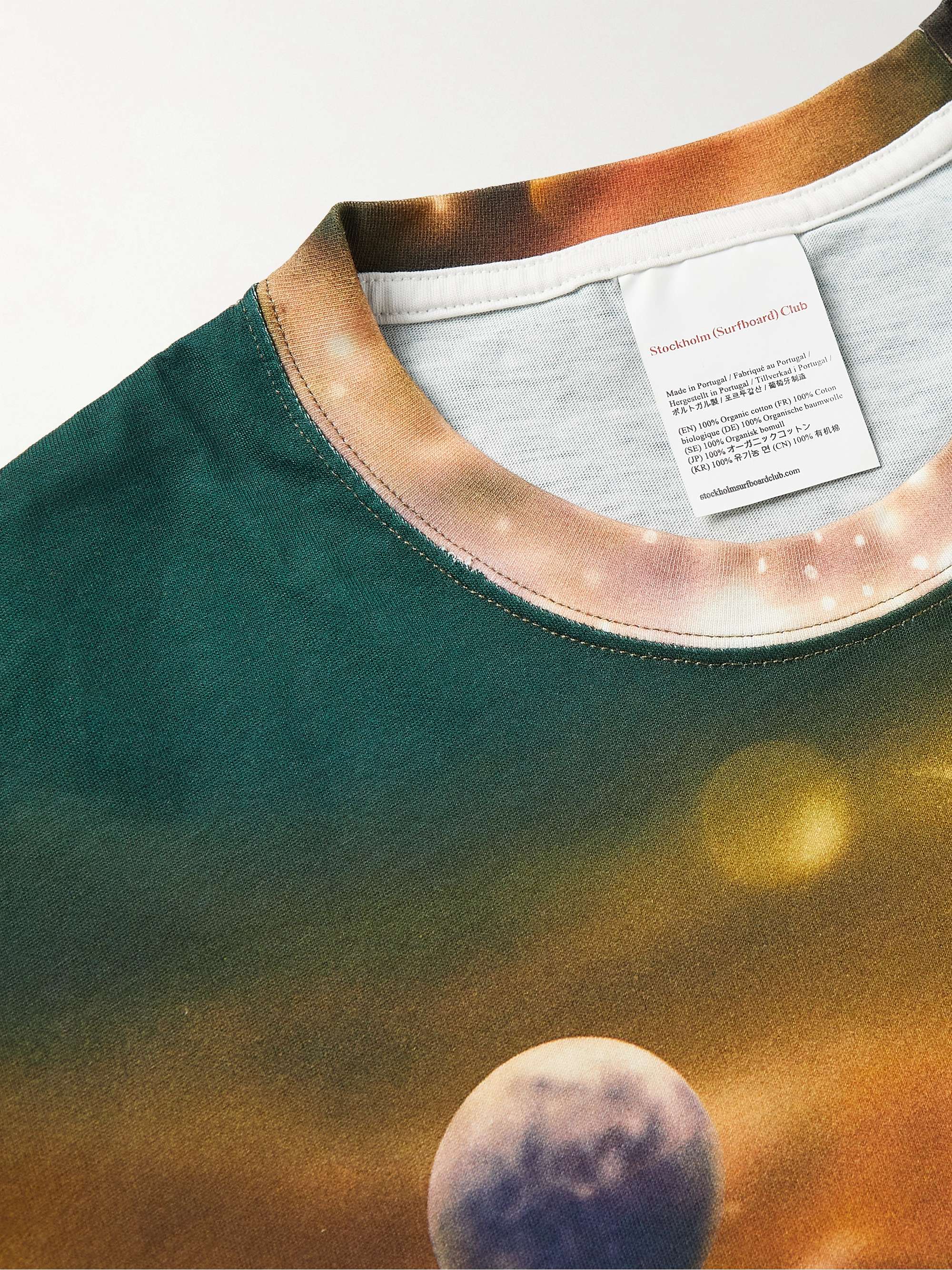 STOCKHOLM SURFBOARD CLUB Alko Airbrush Printed Organic Cotton-Jersey T-Shirt