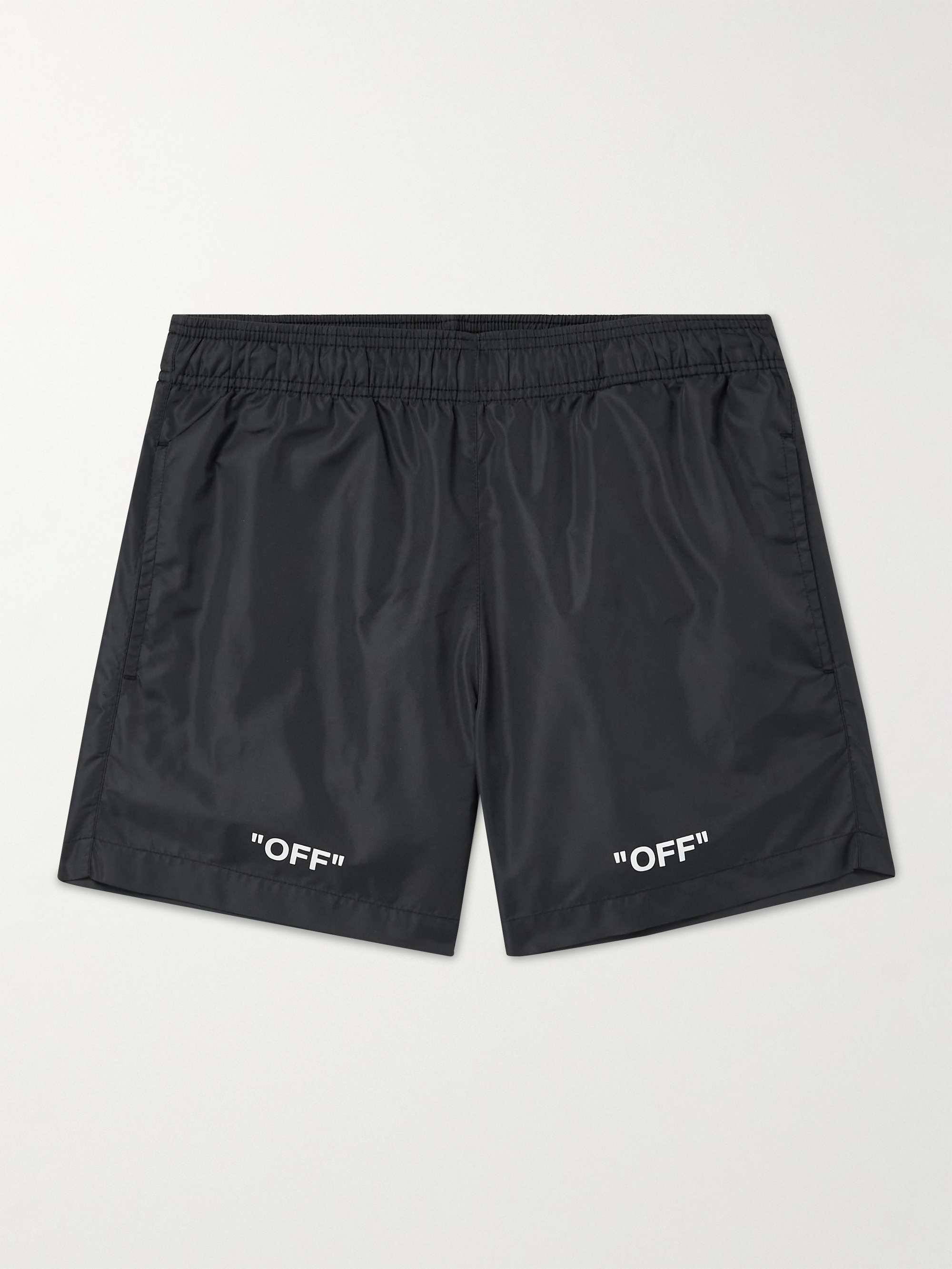 OFF-WHITE Short-Length Printed Swim Shorts for Men | MR PORTER