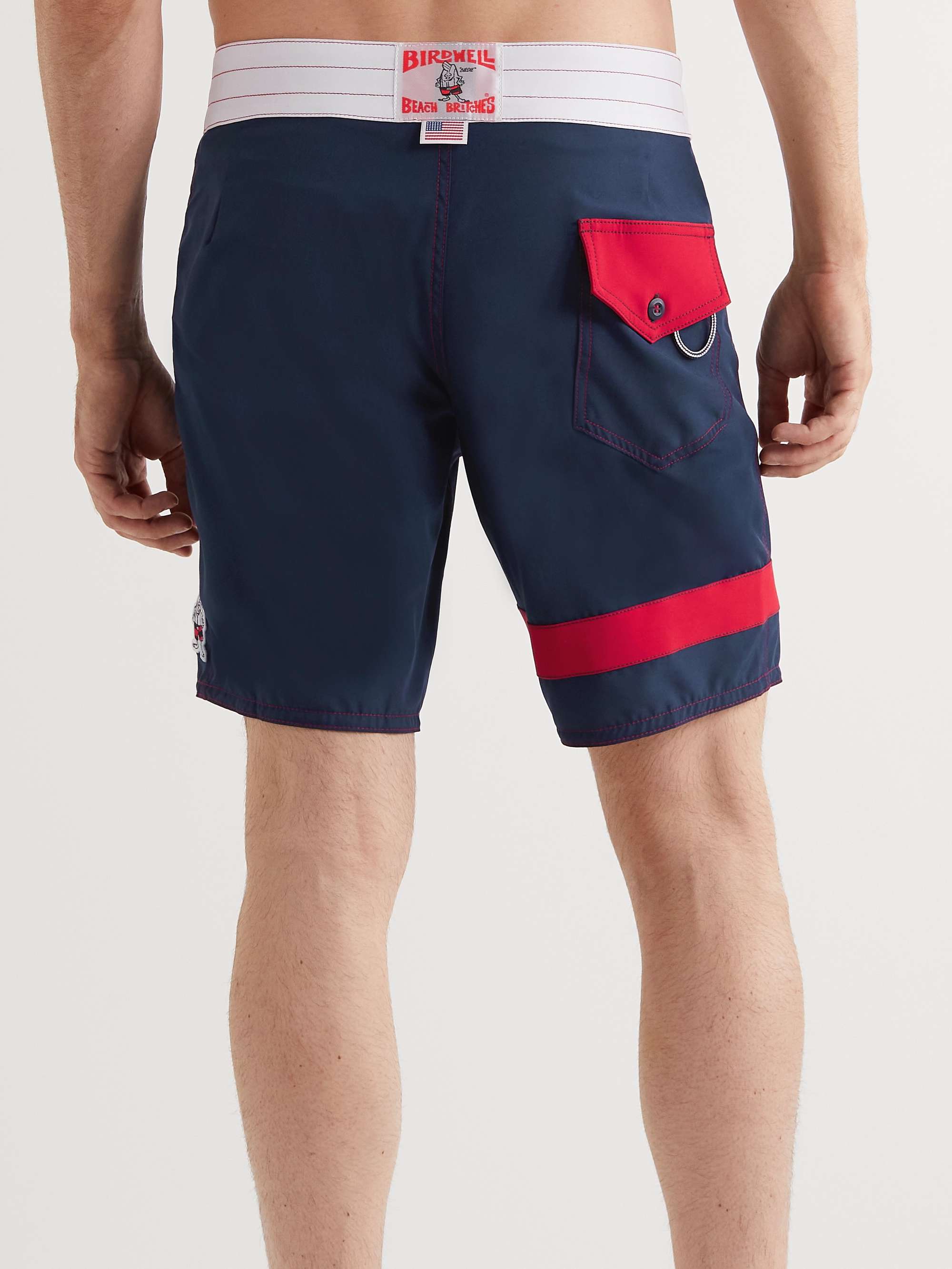 Straight-Leg Mid-Length Swim Shorts