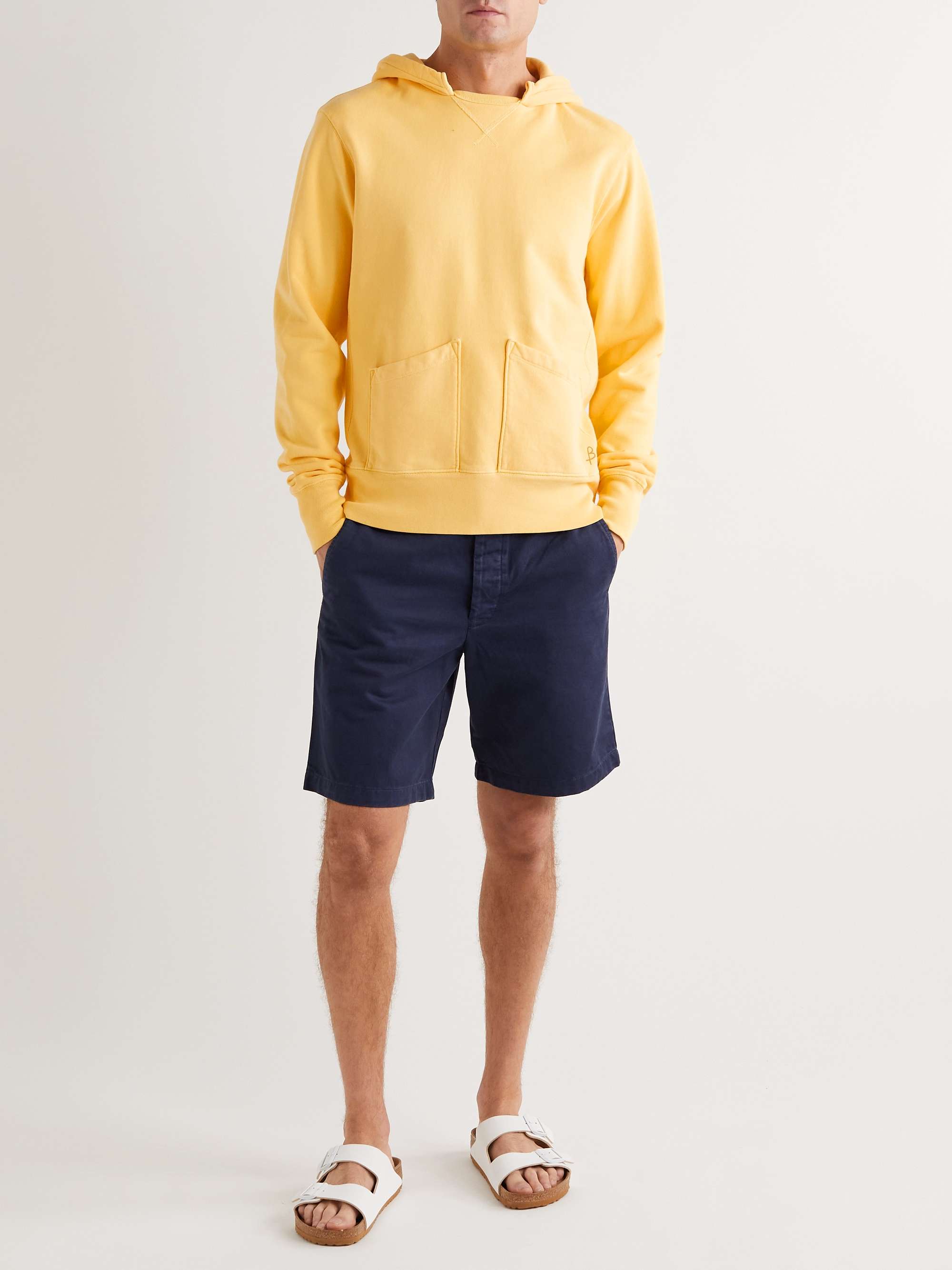 Cayucos Logo-Embroidered Cotton-Jersey Hoodie