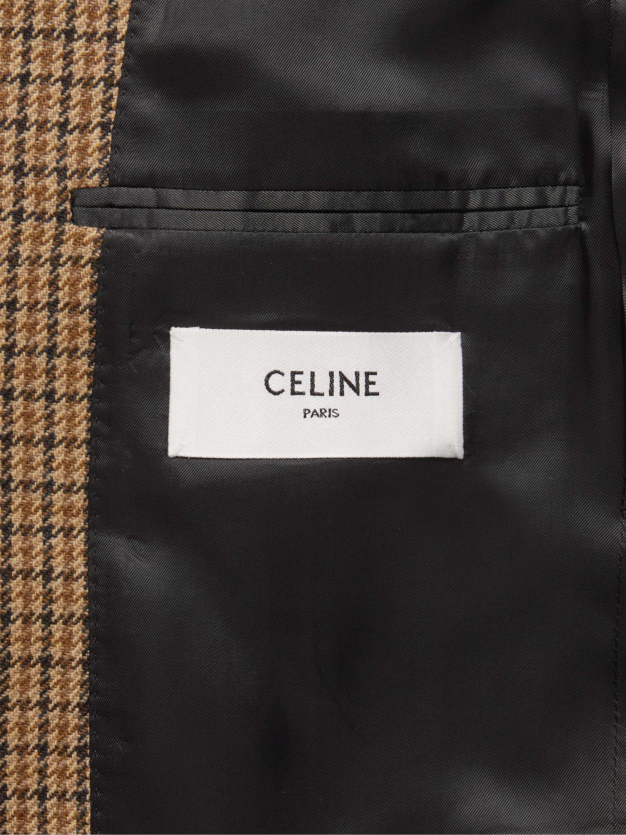 CELINE HOMME Checked Wool Blazer