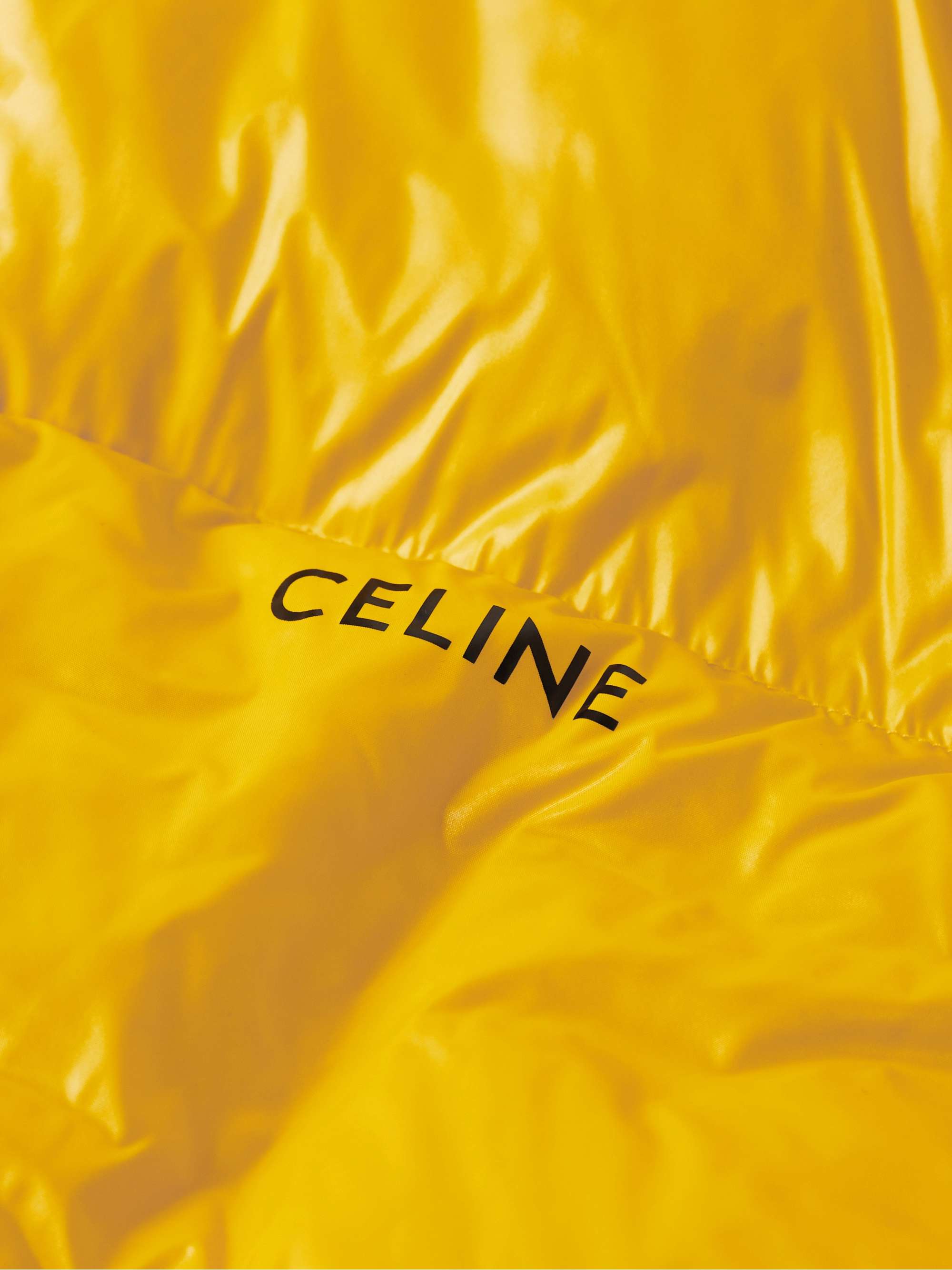 CELINE HOMME Doudoune Logo-Print Quilted Shell Down Coat