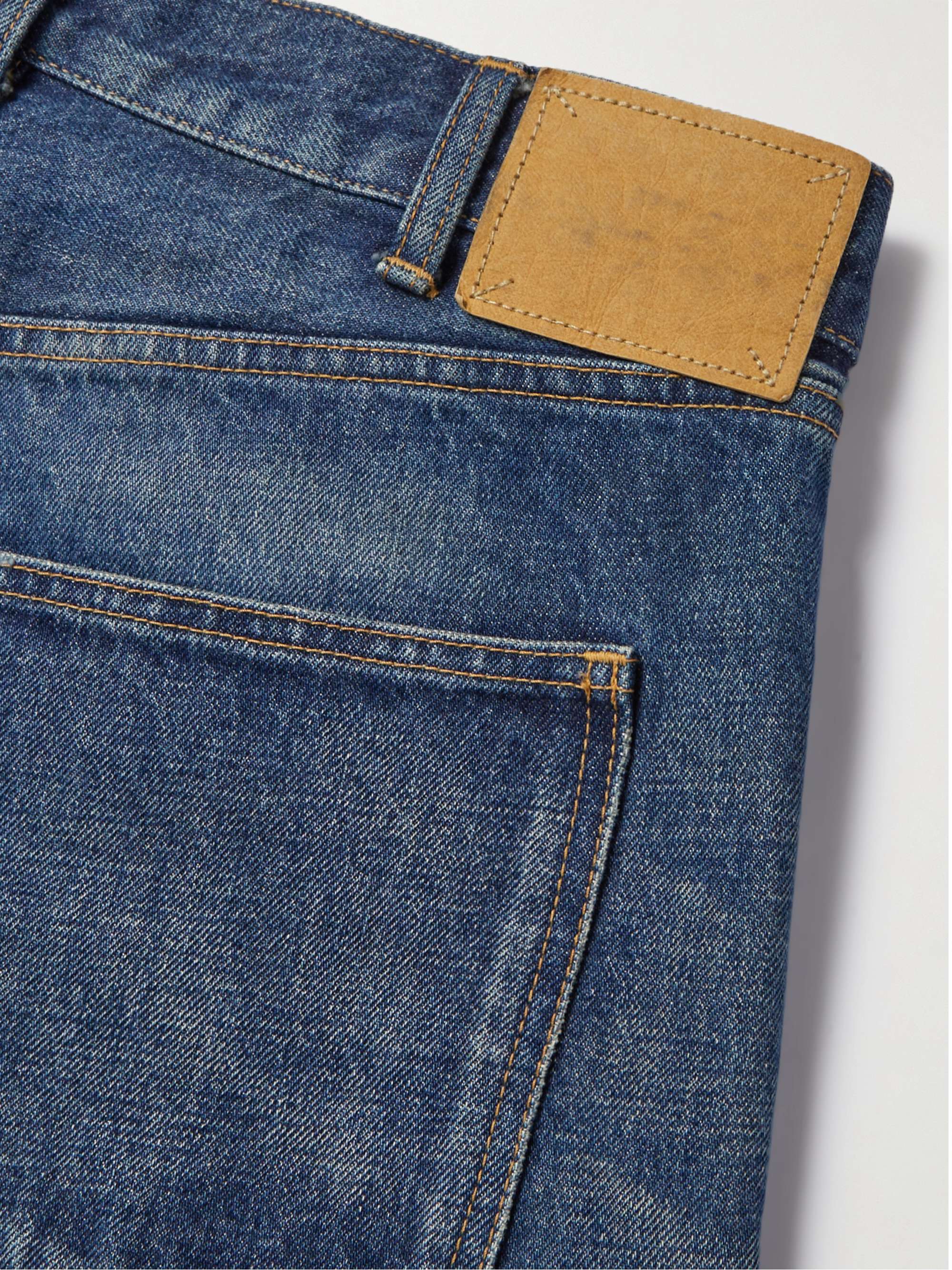 CELINE Wesley Straight-Leg Distressed Jeans