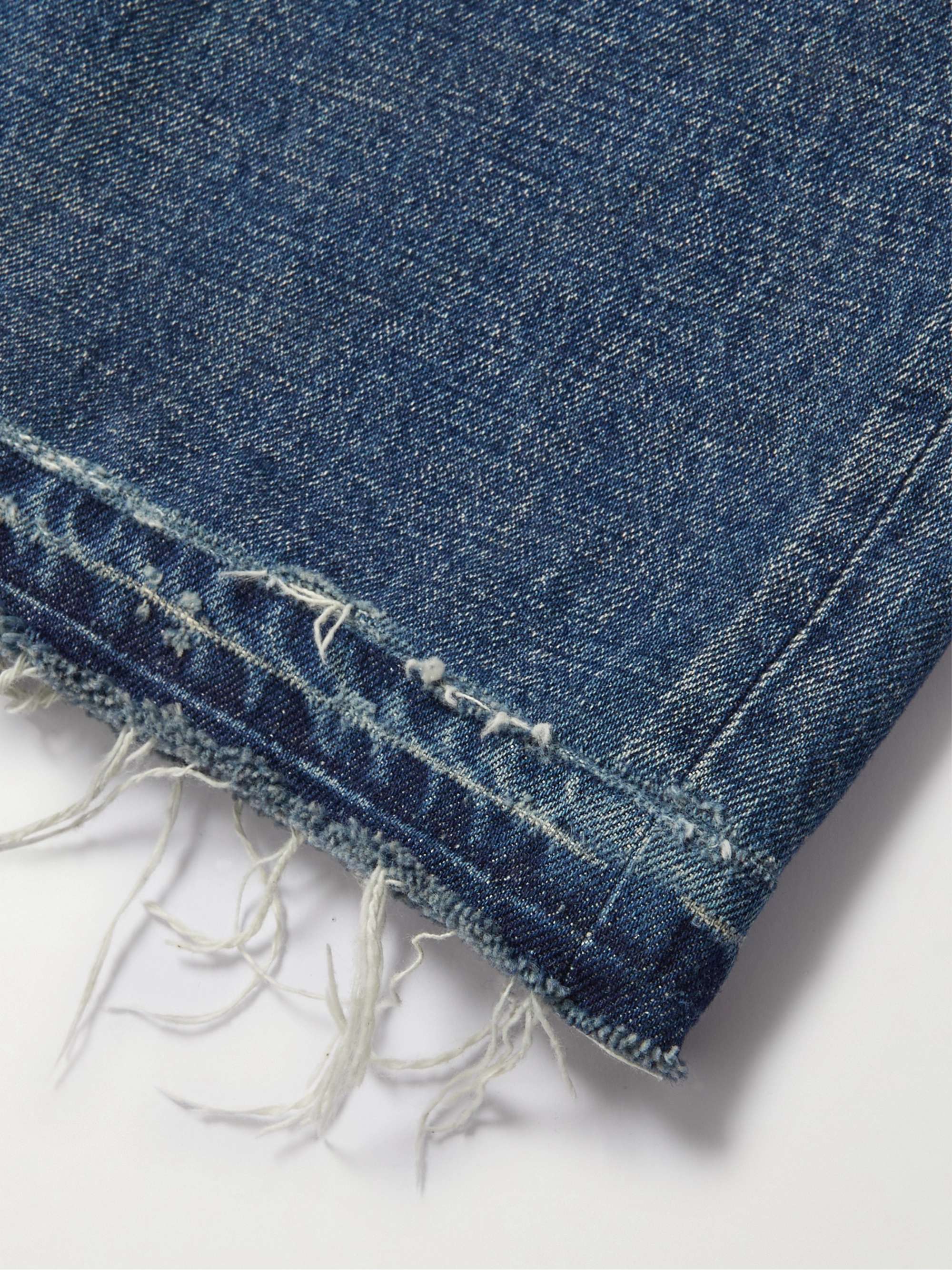 CELINE Wesley Straight-Leg Distressed Jeans