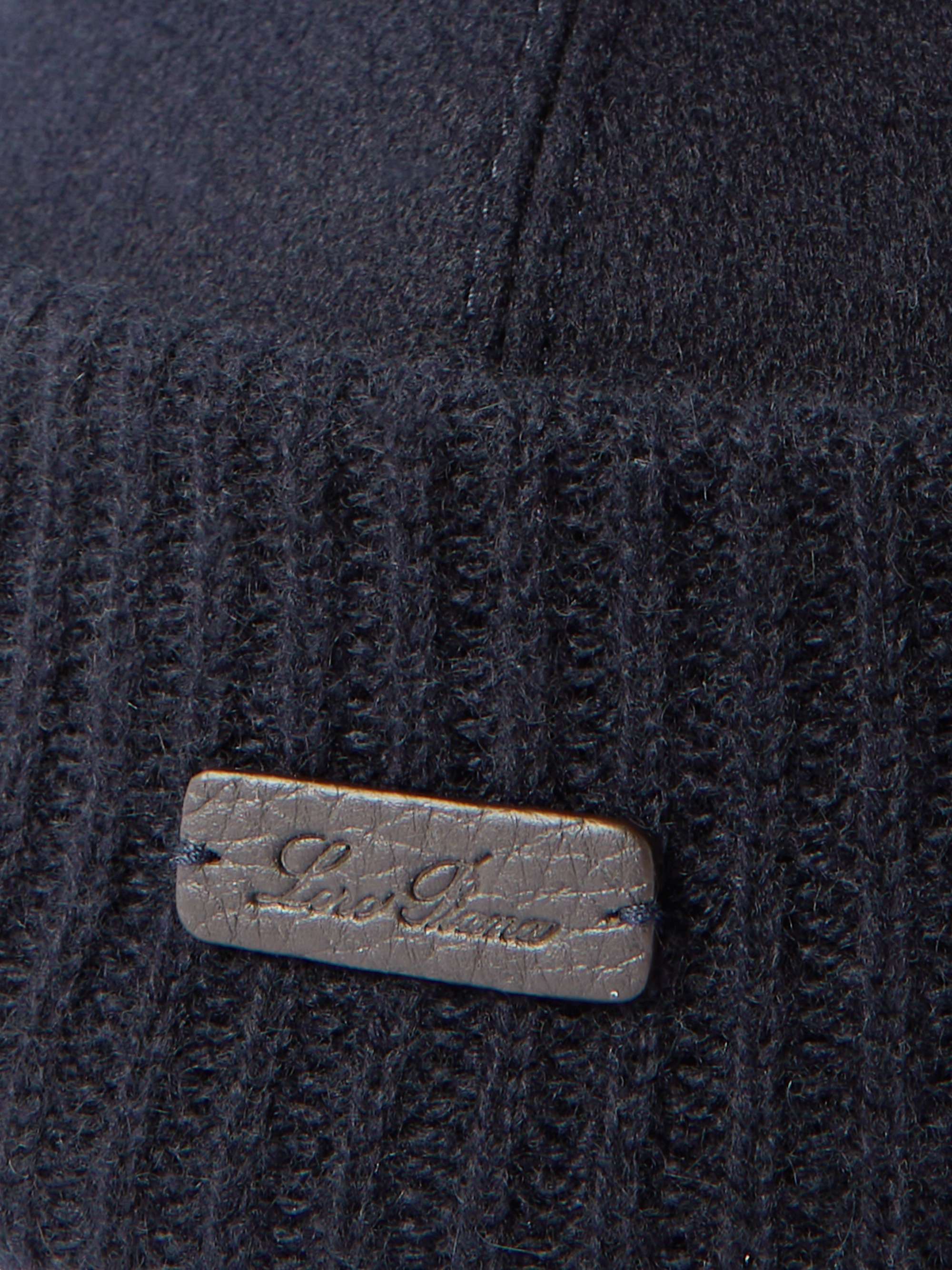 LORO PIANA Logo-Appliquéd Storm System® Cashmere Beanie