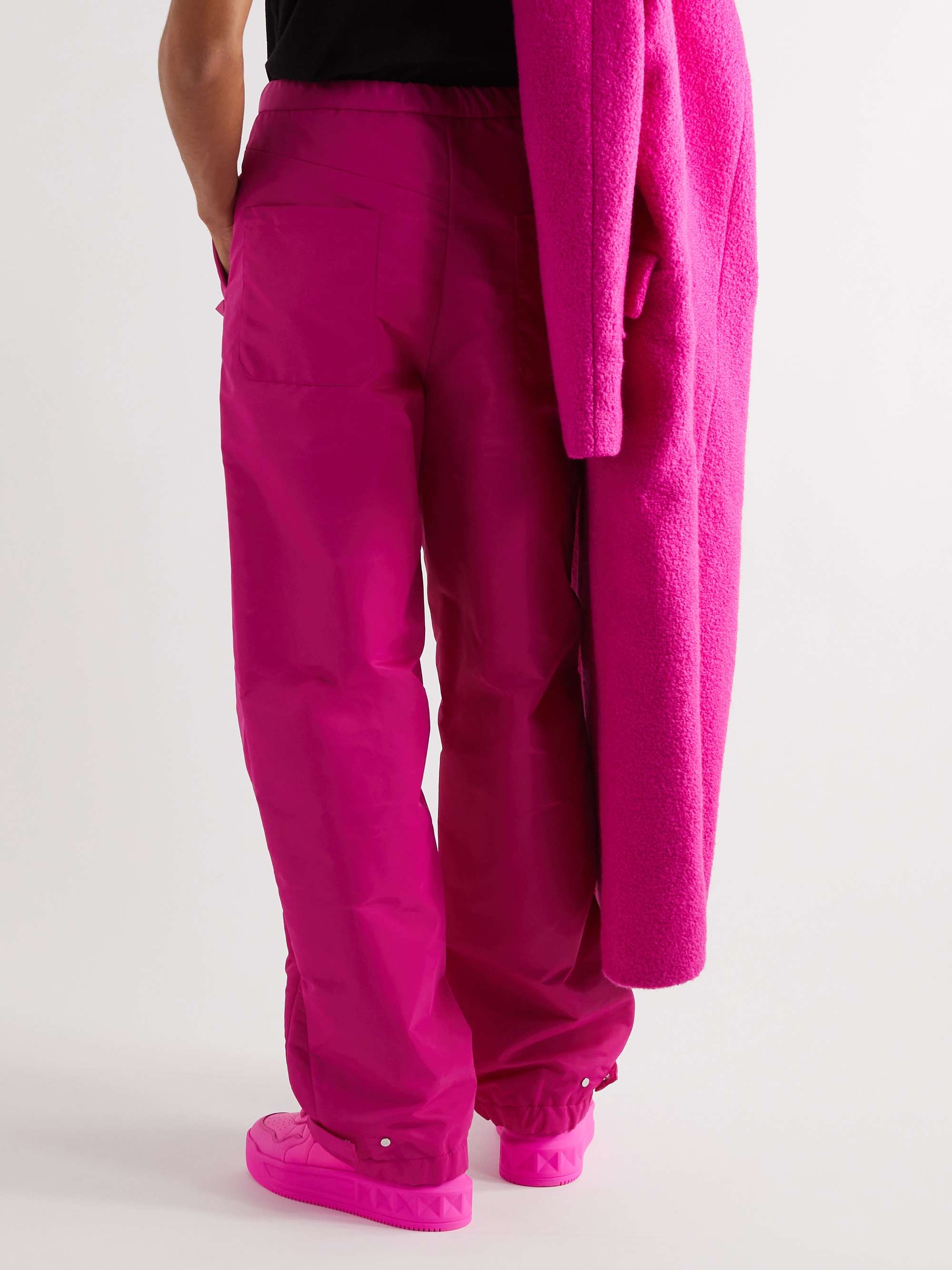 VALENTINO GARAVANI Valentino Garavani Wide-Leg Padded Shell Trousers