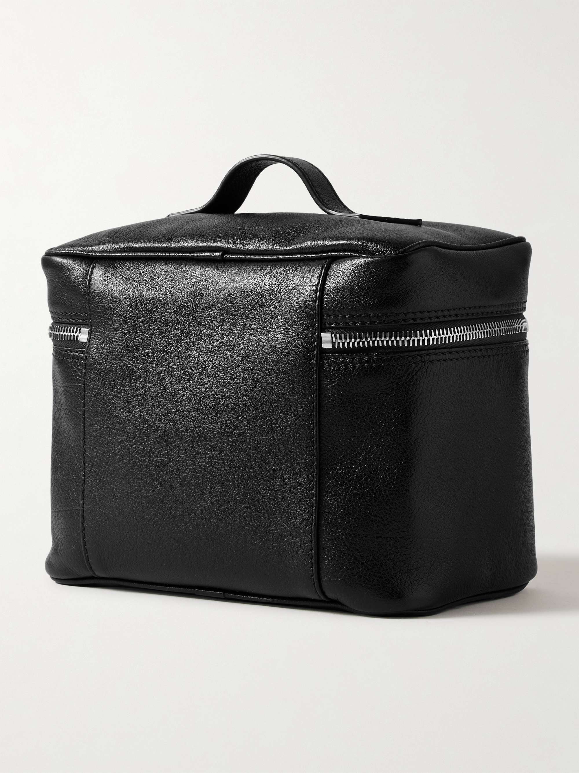 MÉTIER The Global Traveller Set of Three Full-Grain Leather Clothing Pouches