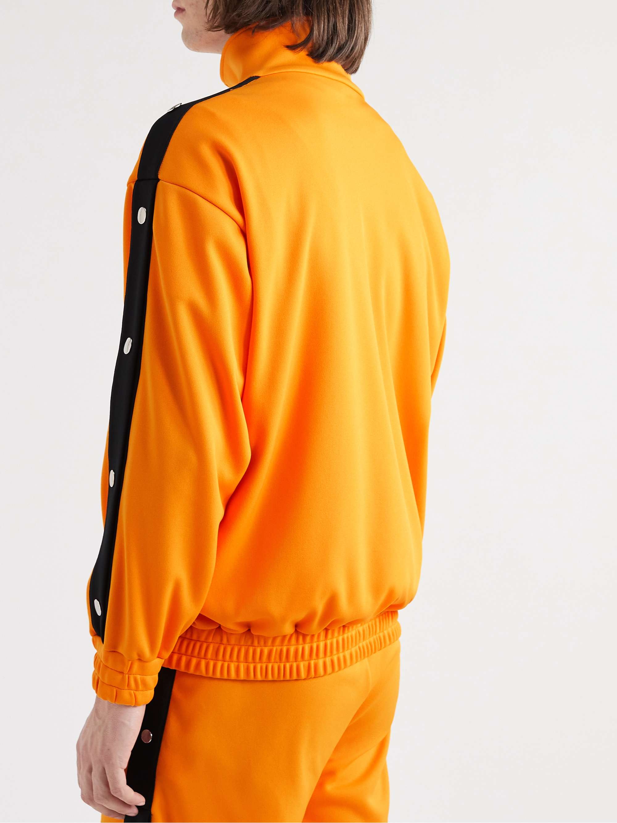 CELINE Studded Jersey Zip-Up Track Jacket