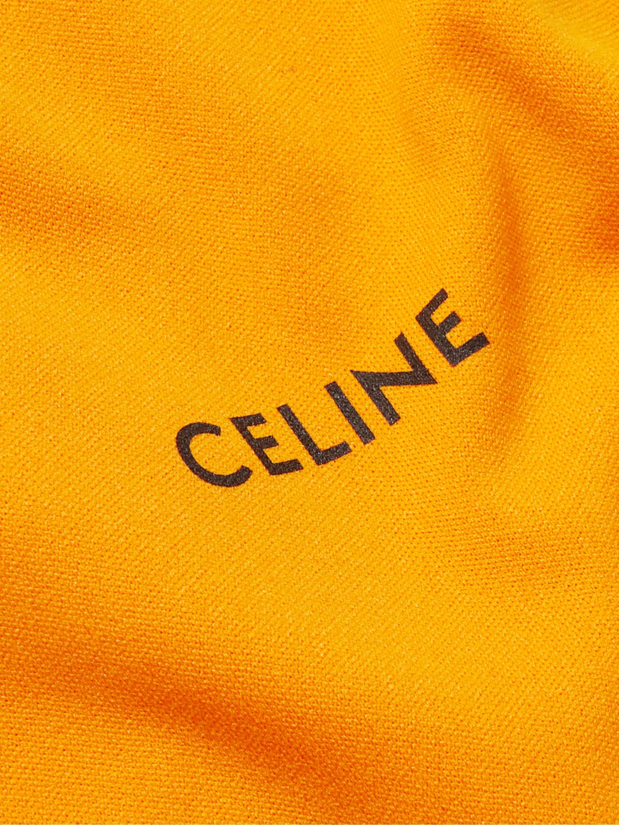 CELINE Studded Jersey Zip-Up Track Jacket