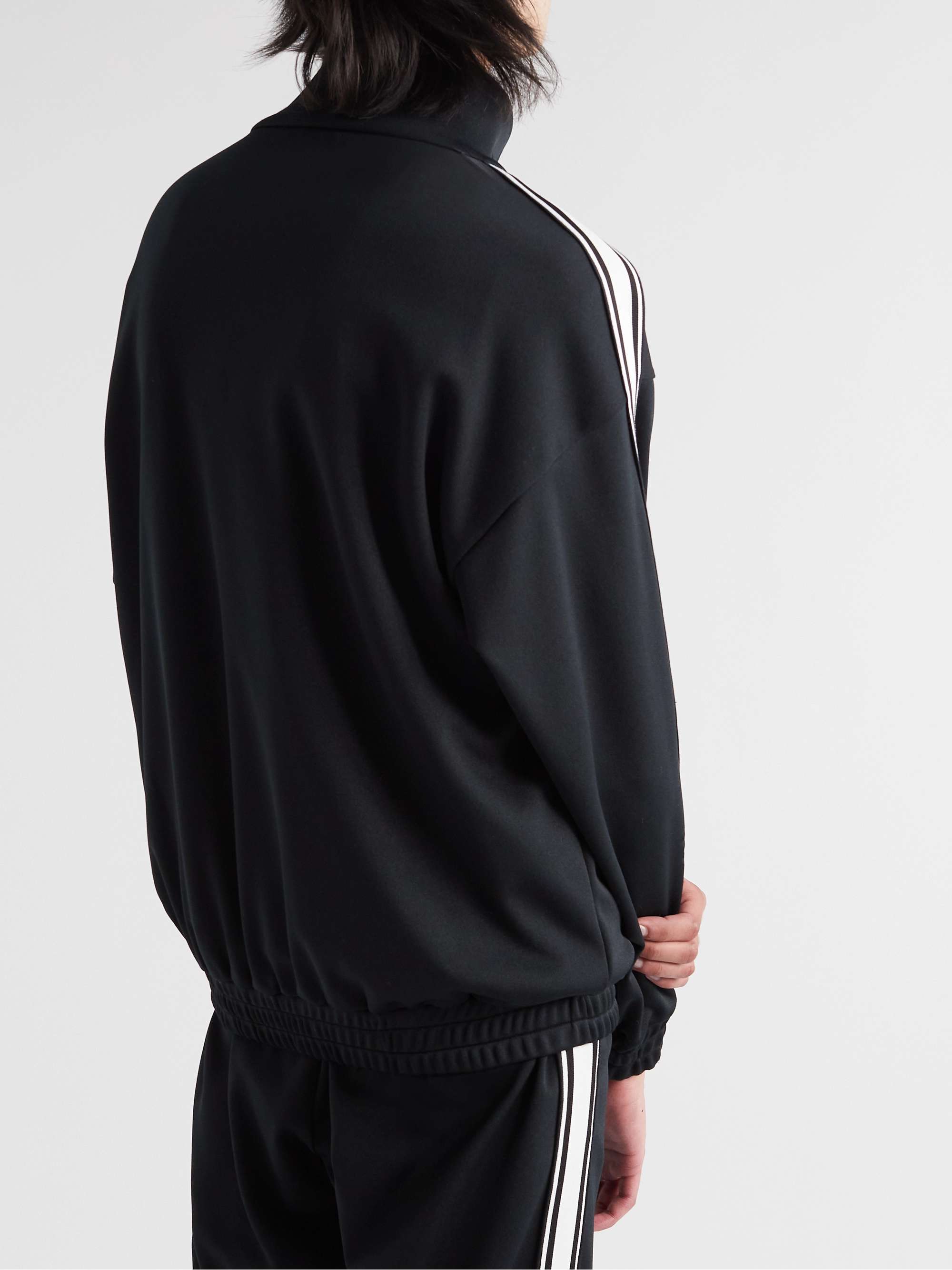 CELINE HOMME Striped Jersey Track Jacket