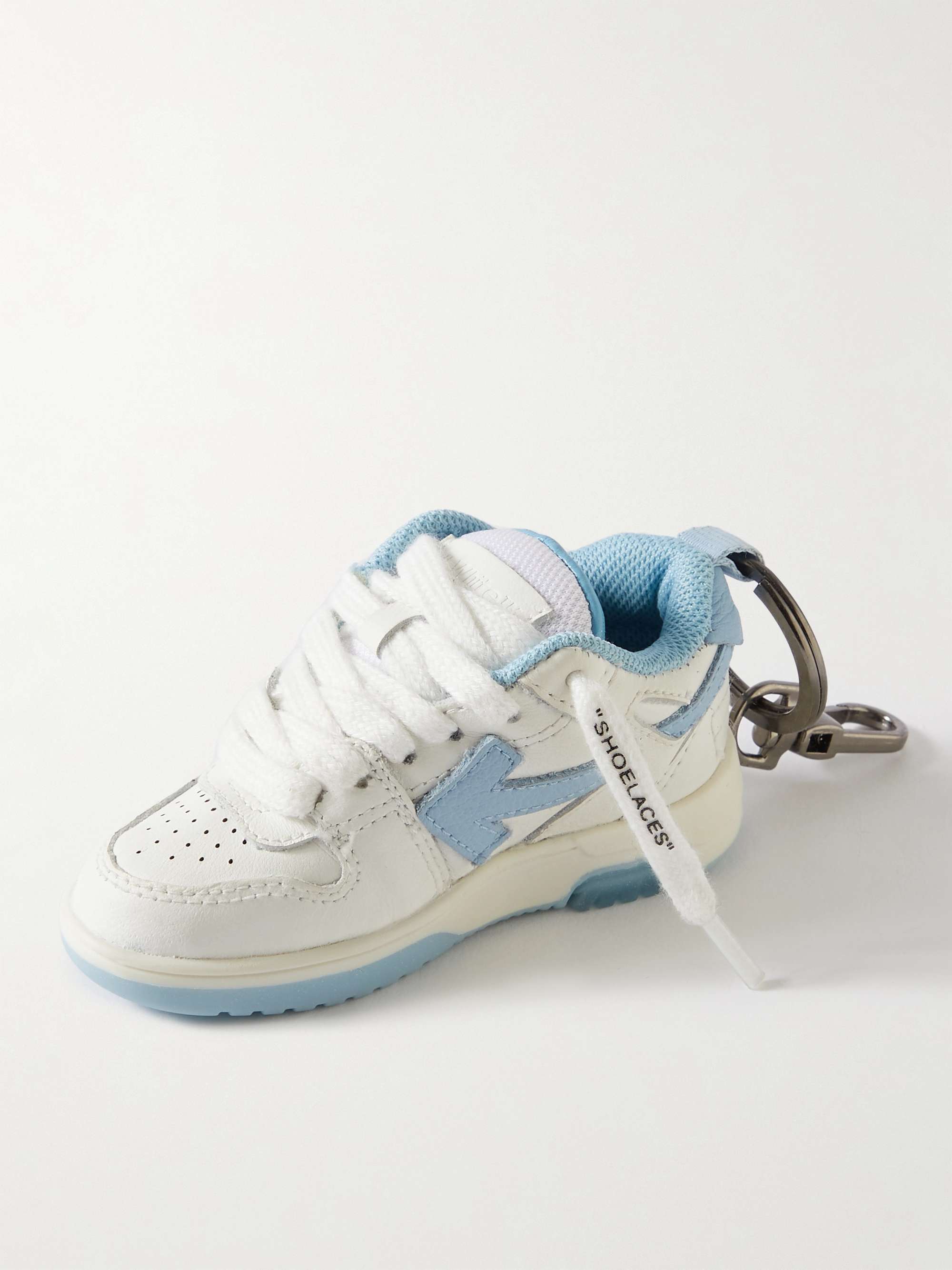 OFF-WHITE Out Of Office Leather Keychain