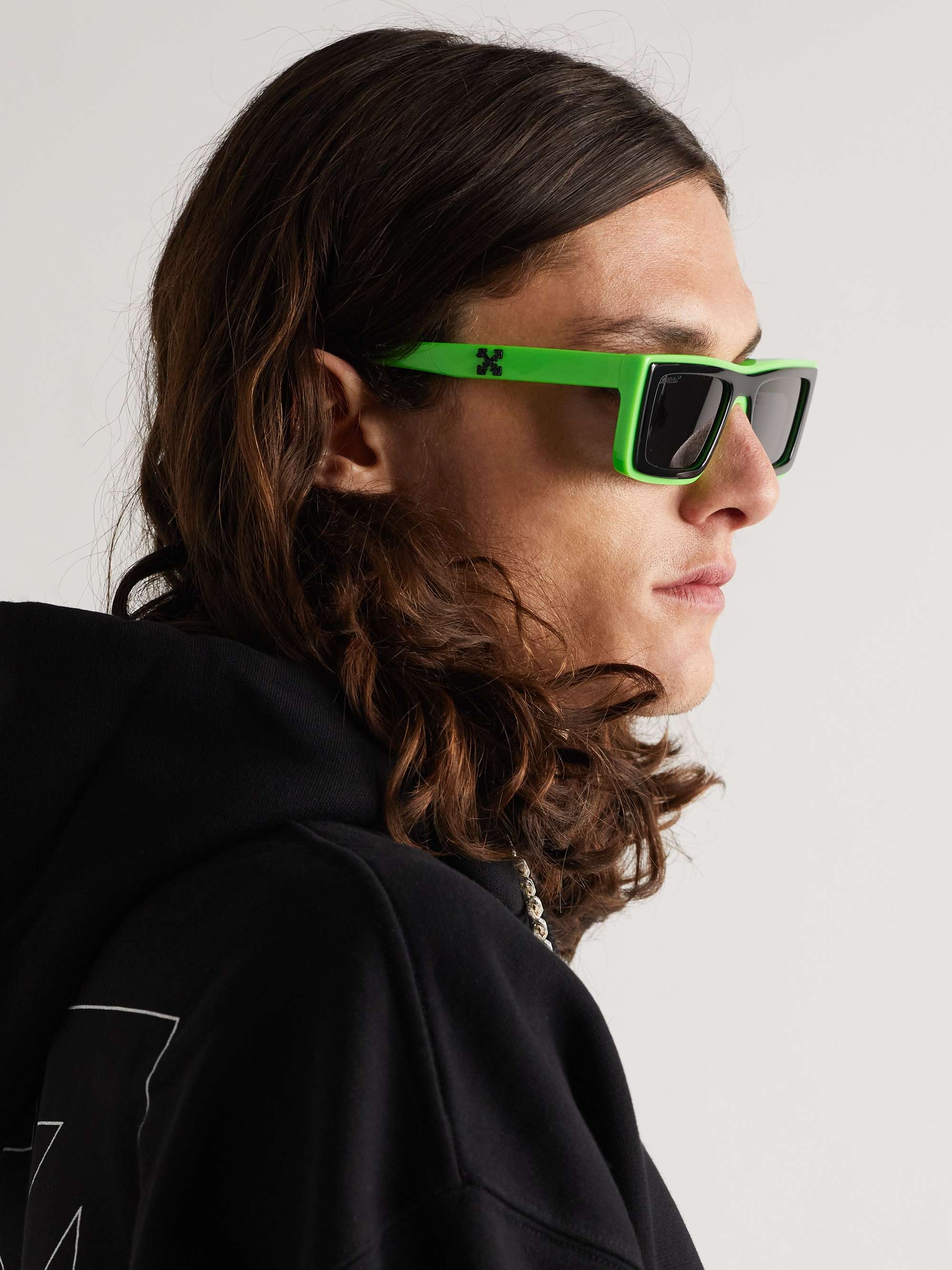 OFF-WHITE Acetate Sunglasses | PORTER