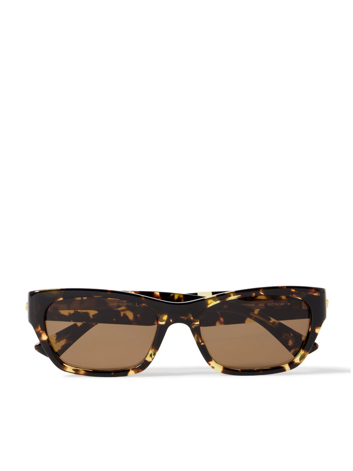 Bottega Veneta Square-Frame Tortoiseshell Acetate Sunglasses - Men