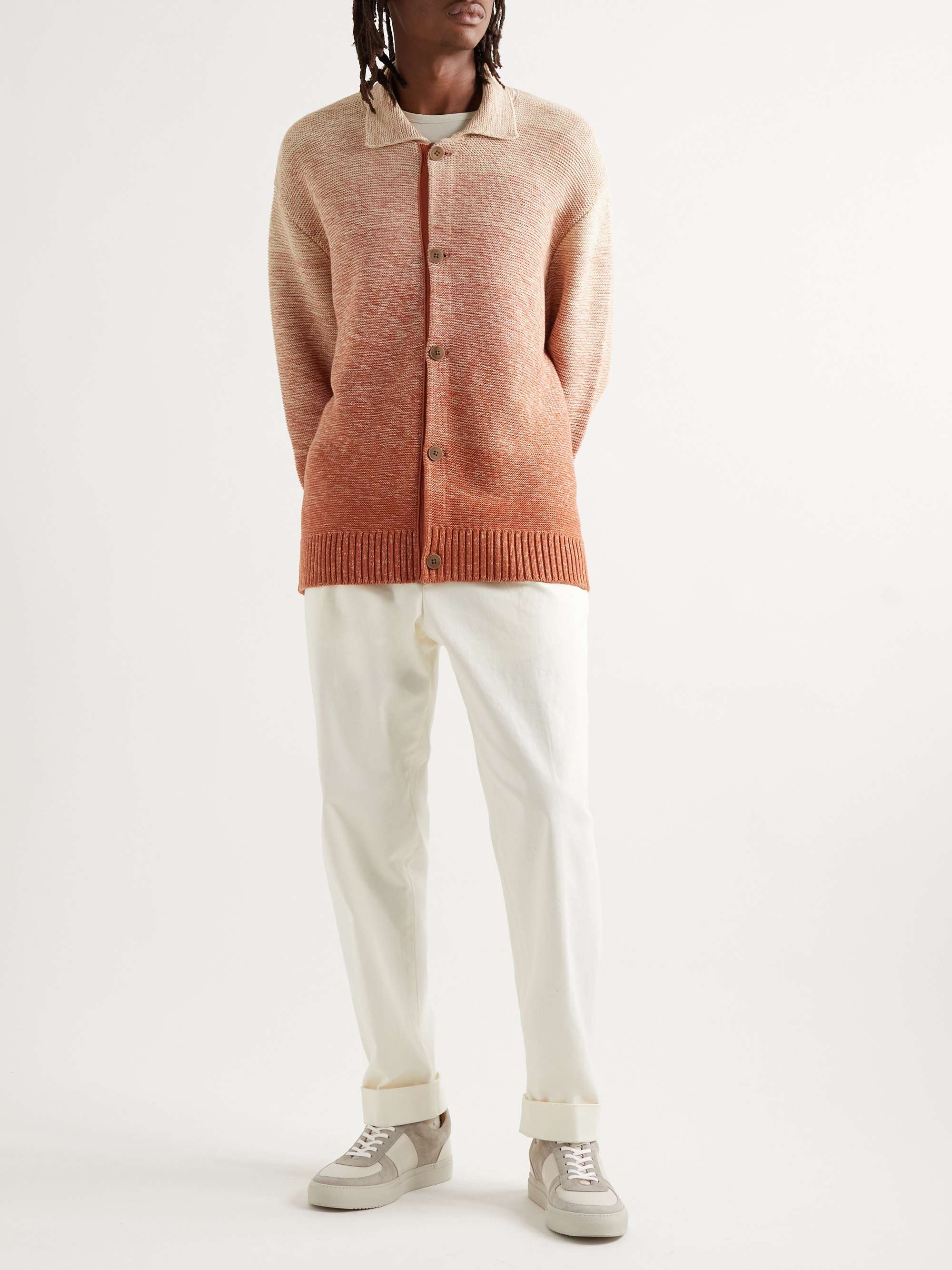 MR P. Dégradé Cotton Cardigan