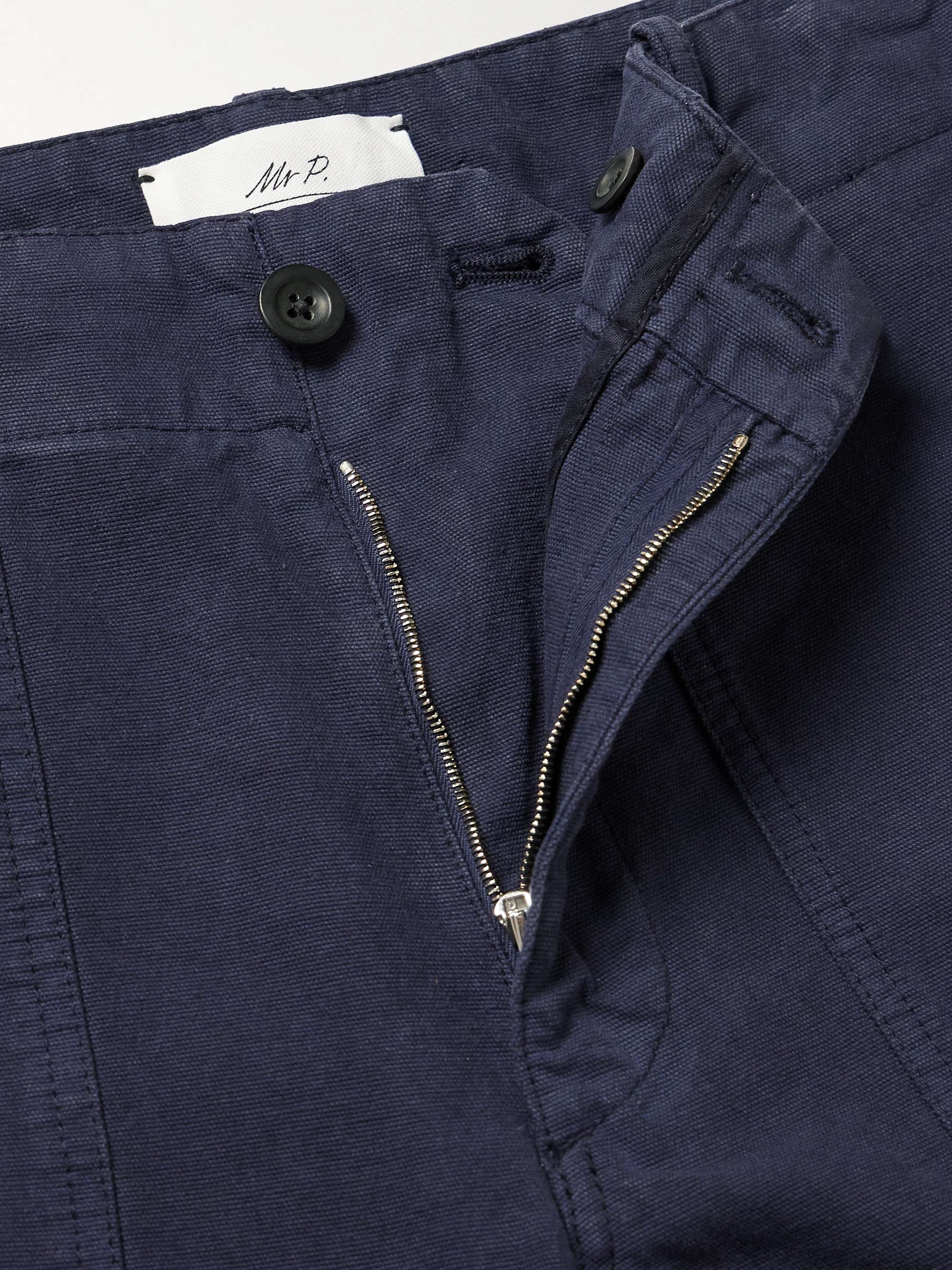 MR P. Straight-Leg Garment-Dyed Cotton Cargo Trousers for Men | MR PORTER