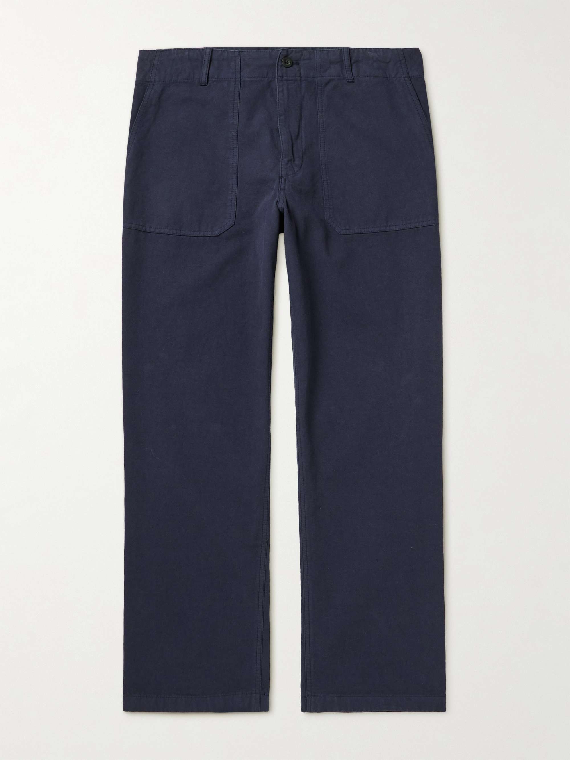 MR P. Garment-Dyed Cotton Cargo Trousers