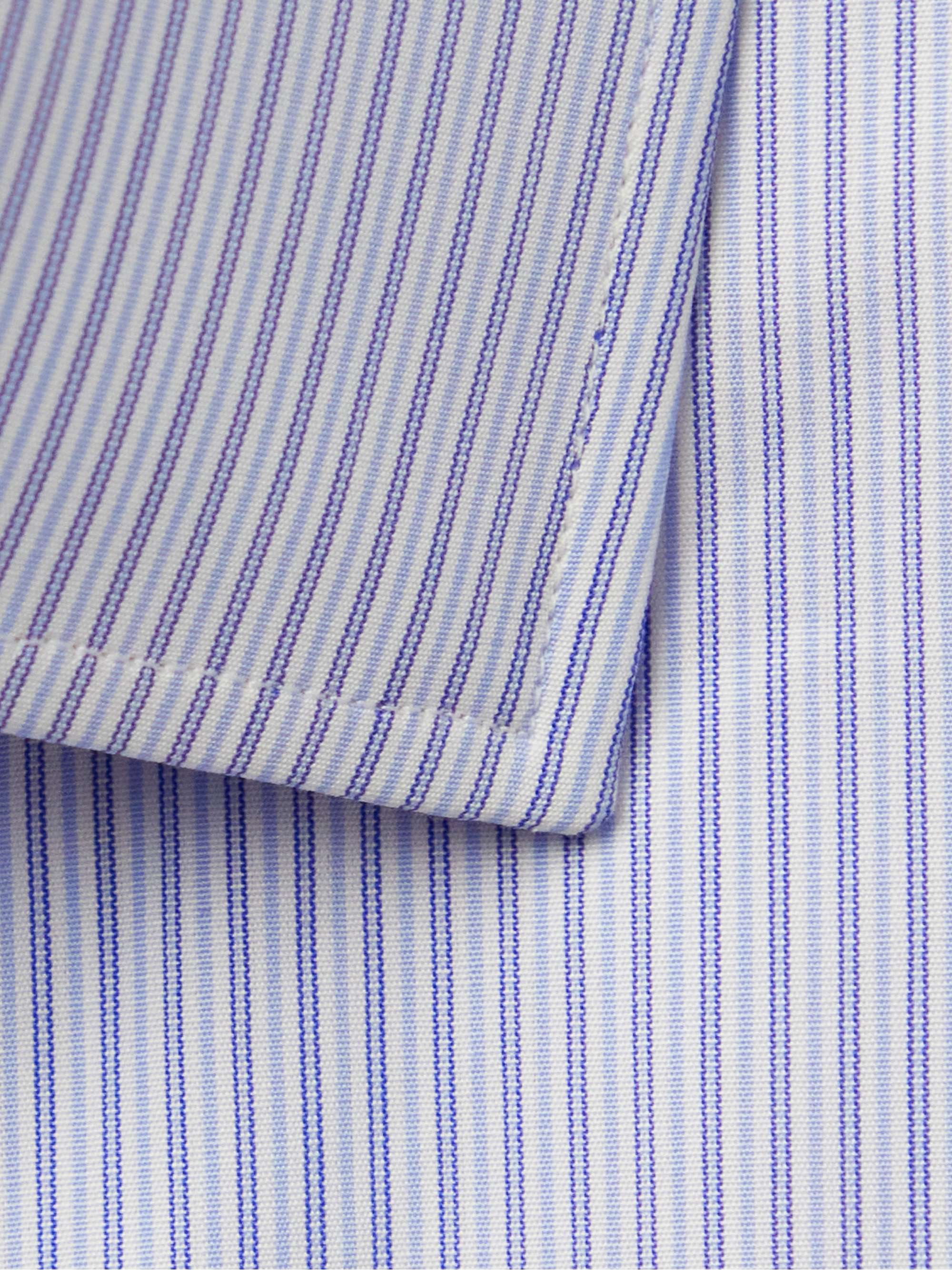 CHARVET Striped Cotton-Poplin Shirt