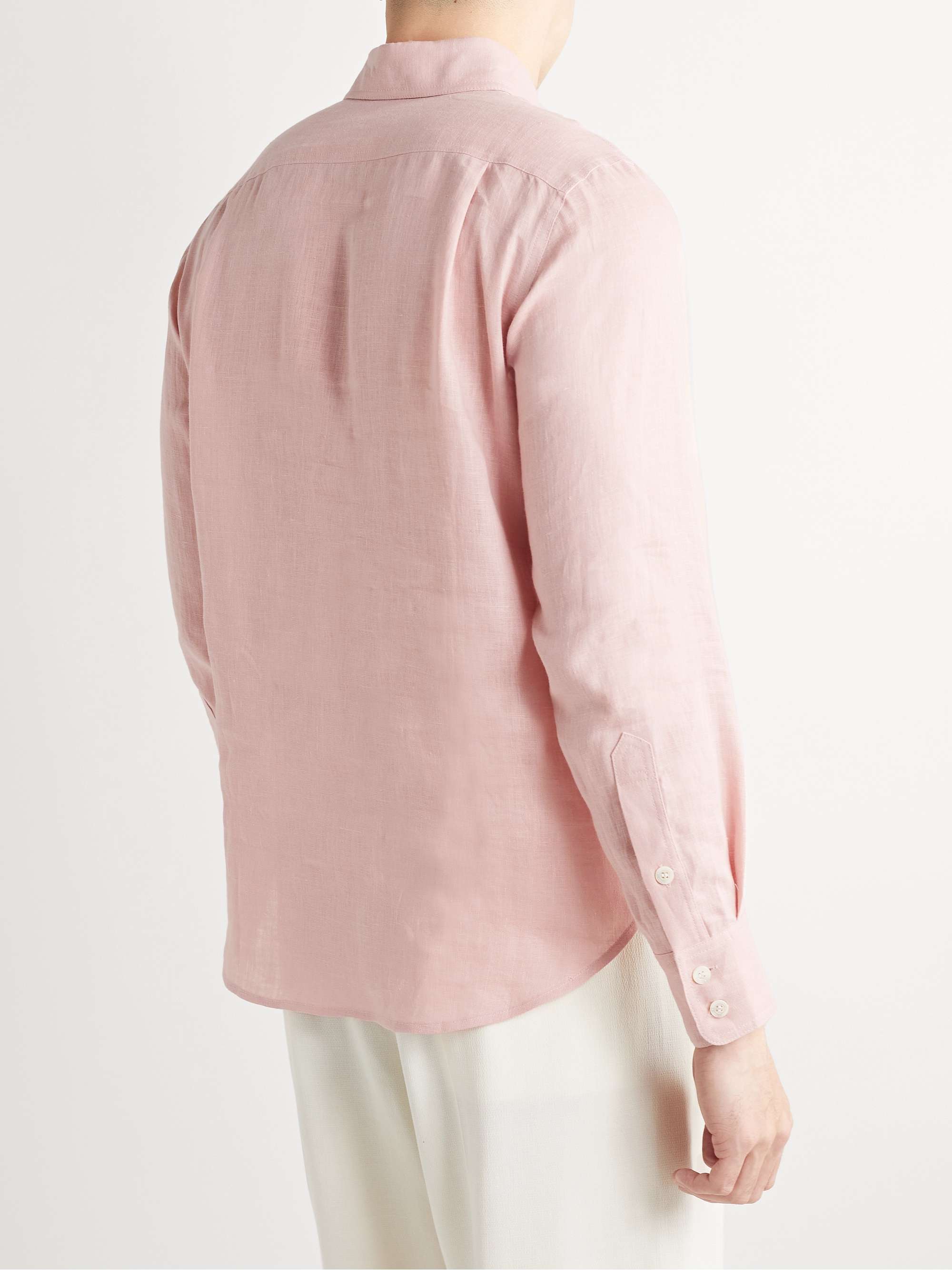 YURI YURI Penny-Collar Linen Shirt