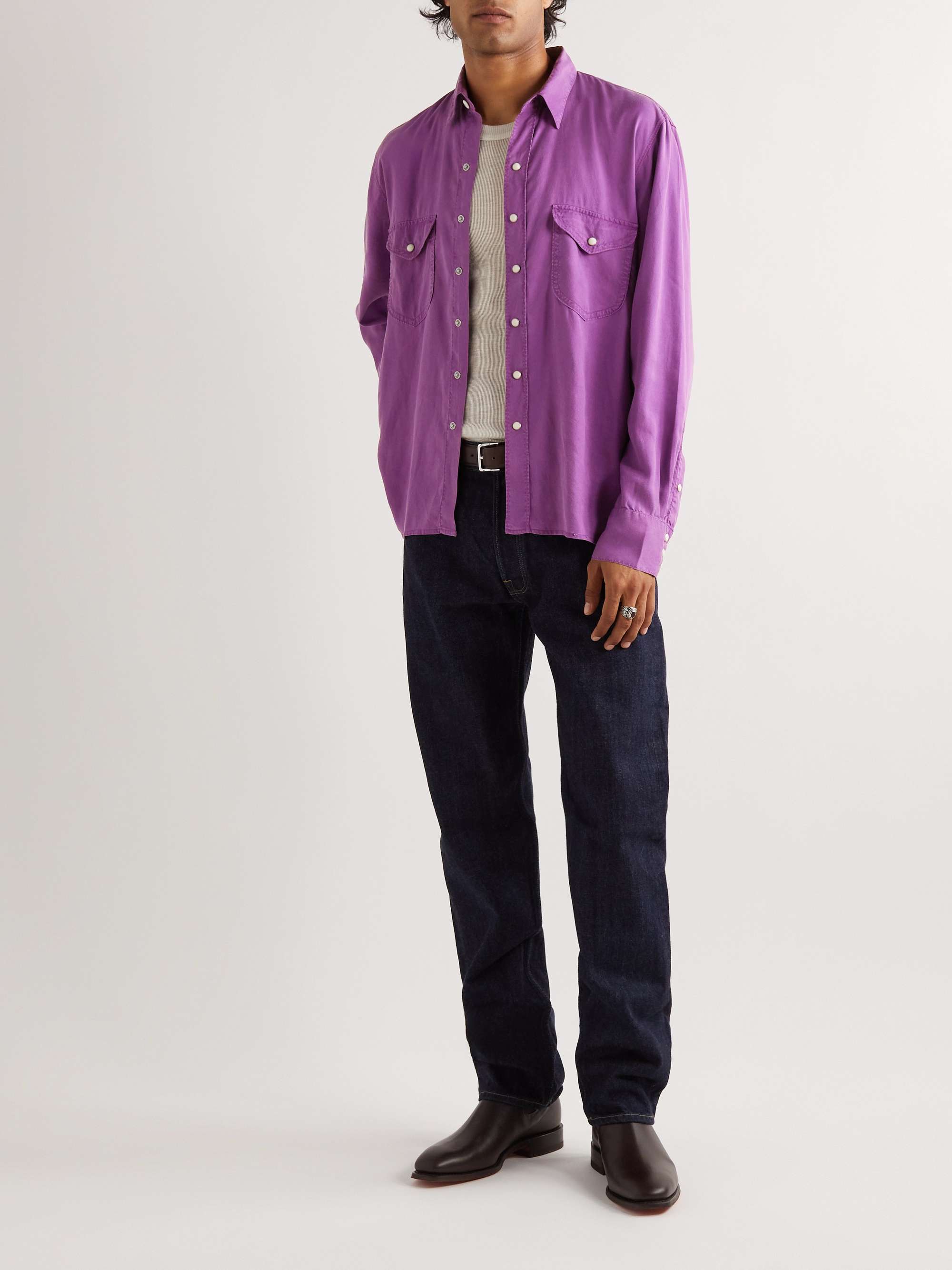 WYTHE NEW YORK + Throwing Fits TENCEL™-Twill Shirt