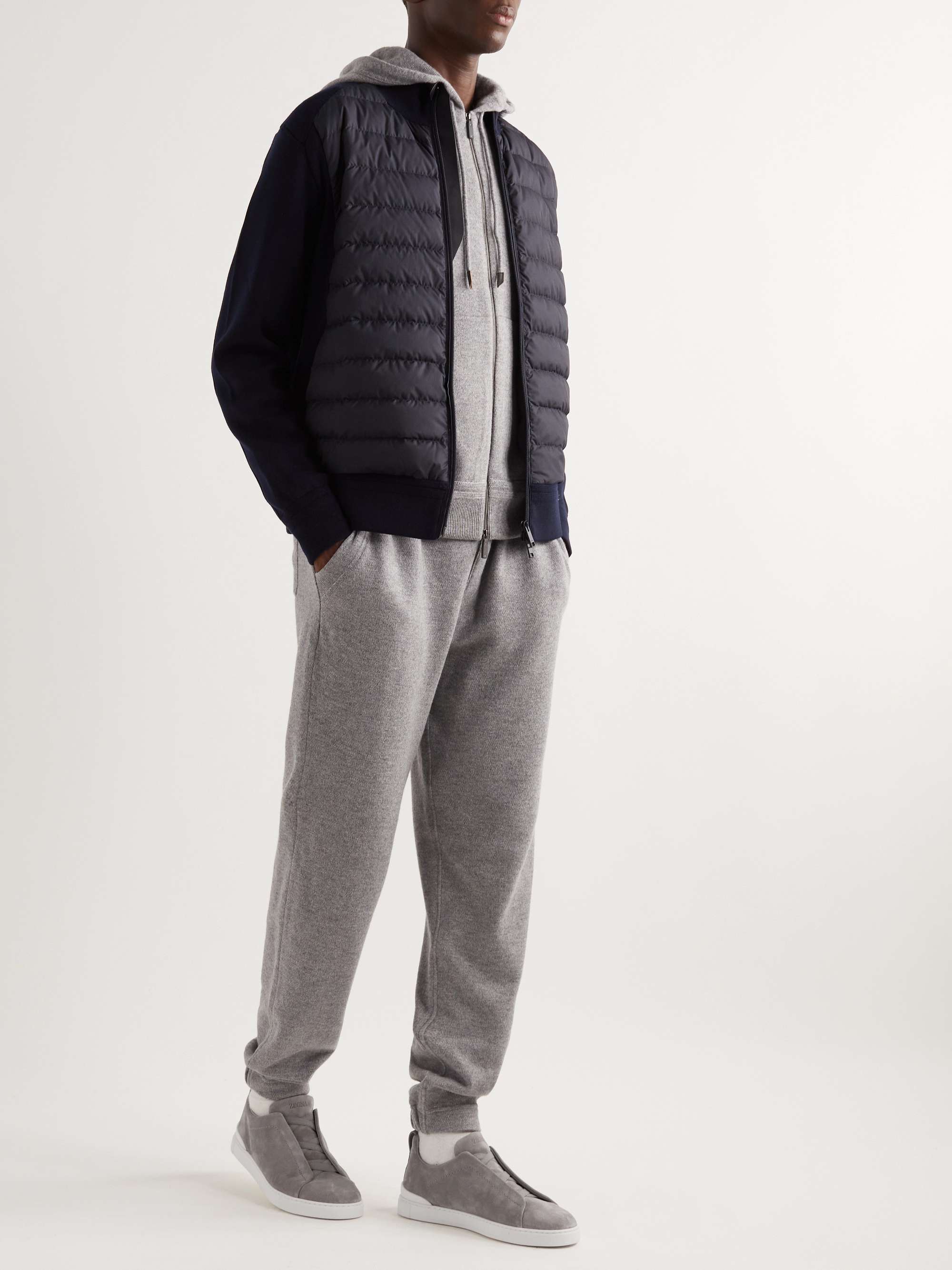 ZEGNA Triple Stitch Suede Sneakers