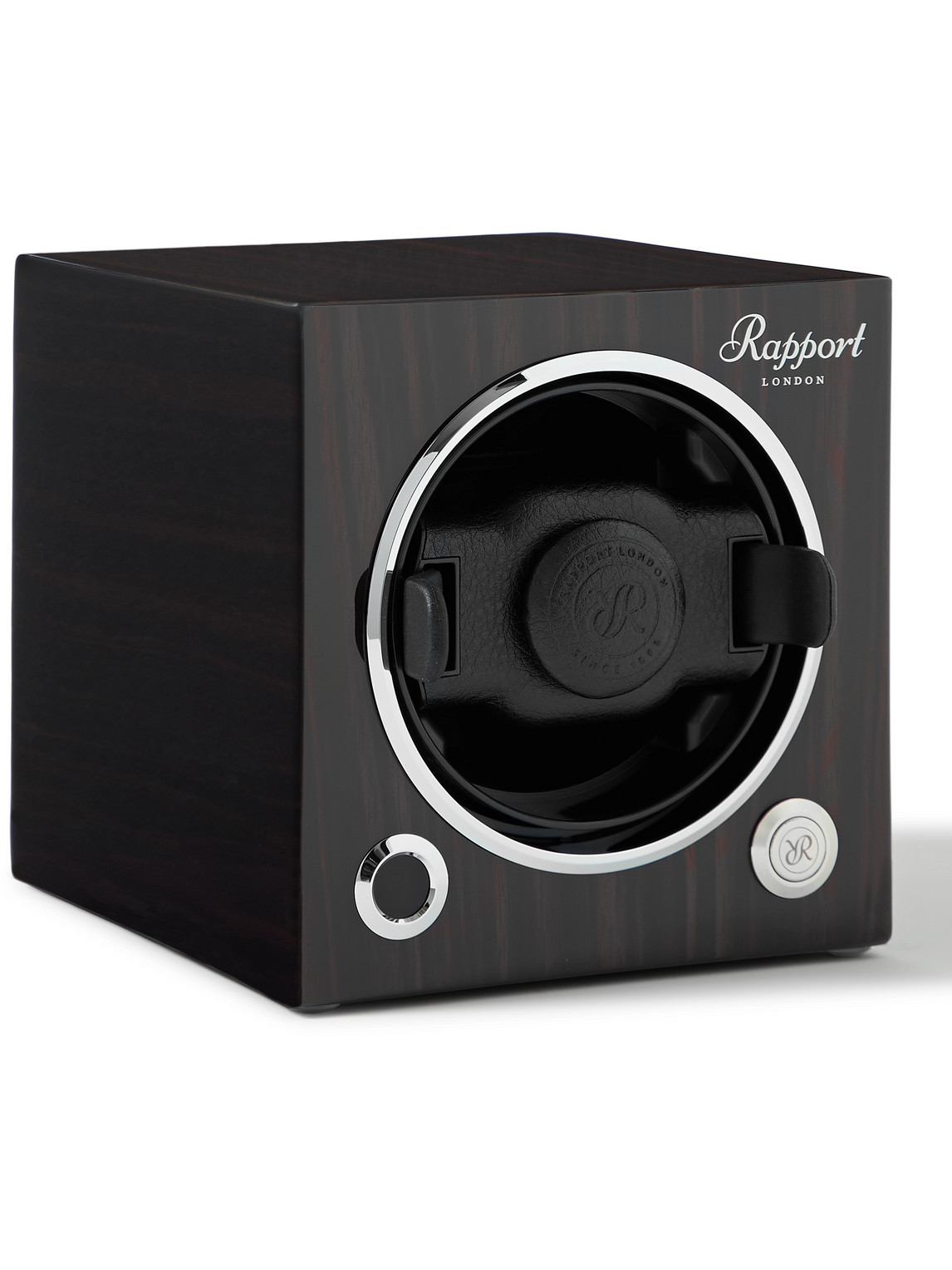 Rapport London Evolution Lacquered Cedar Watch Winder In Black