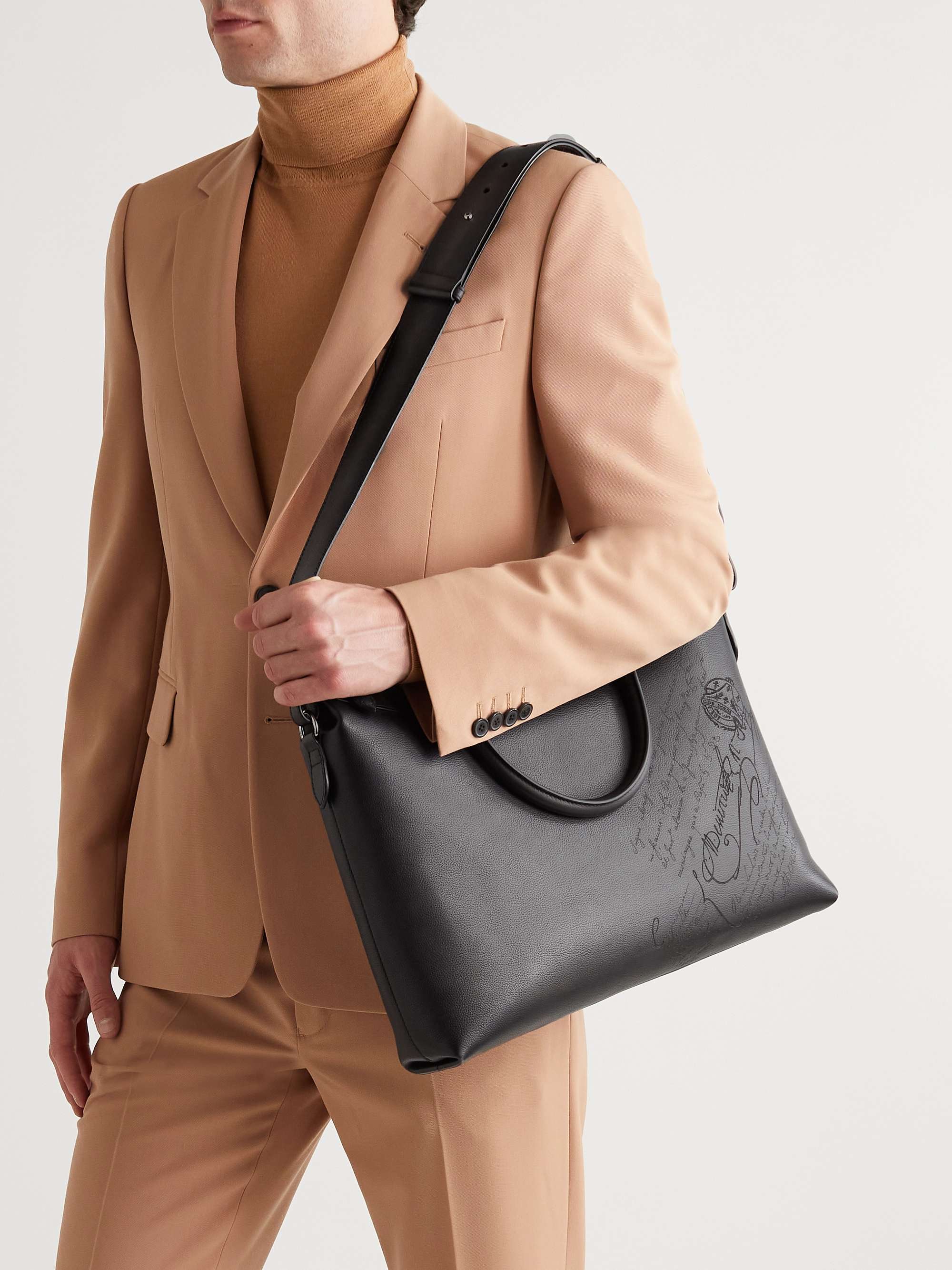 BERLUTI Scritto Venezia Leather Briefcase