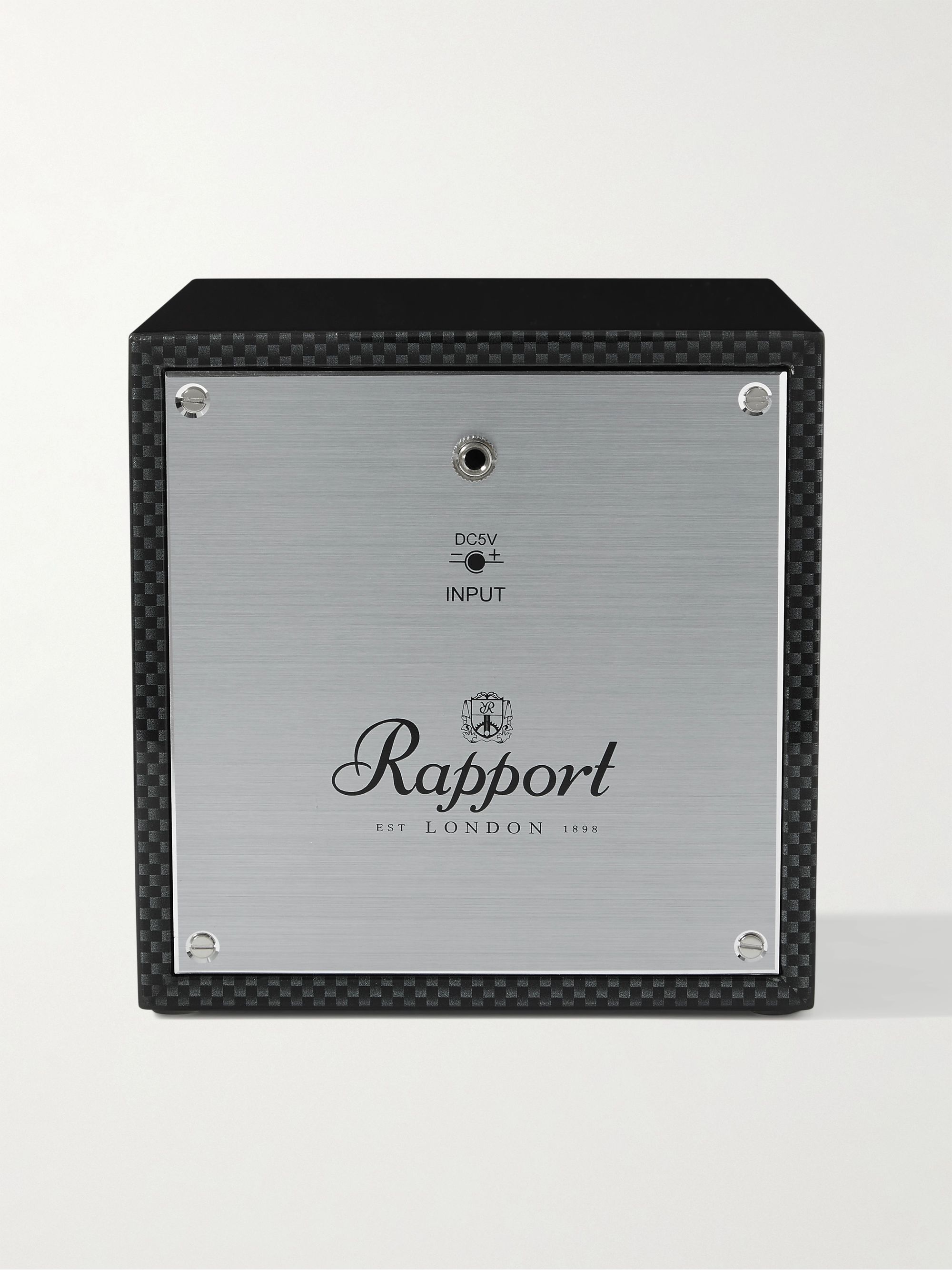 RAPPORT LONDON Evolution Carbon Fibre Lacquered Cedar Watch Winder