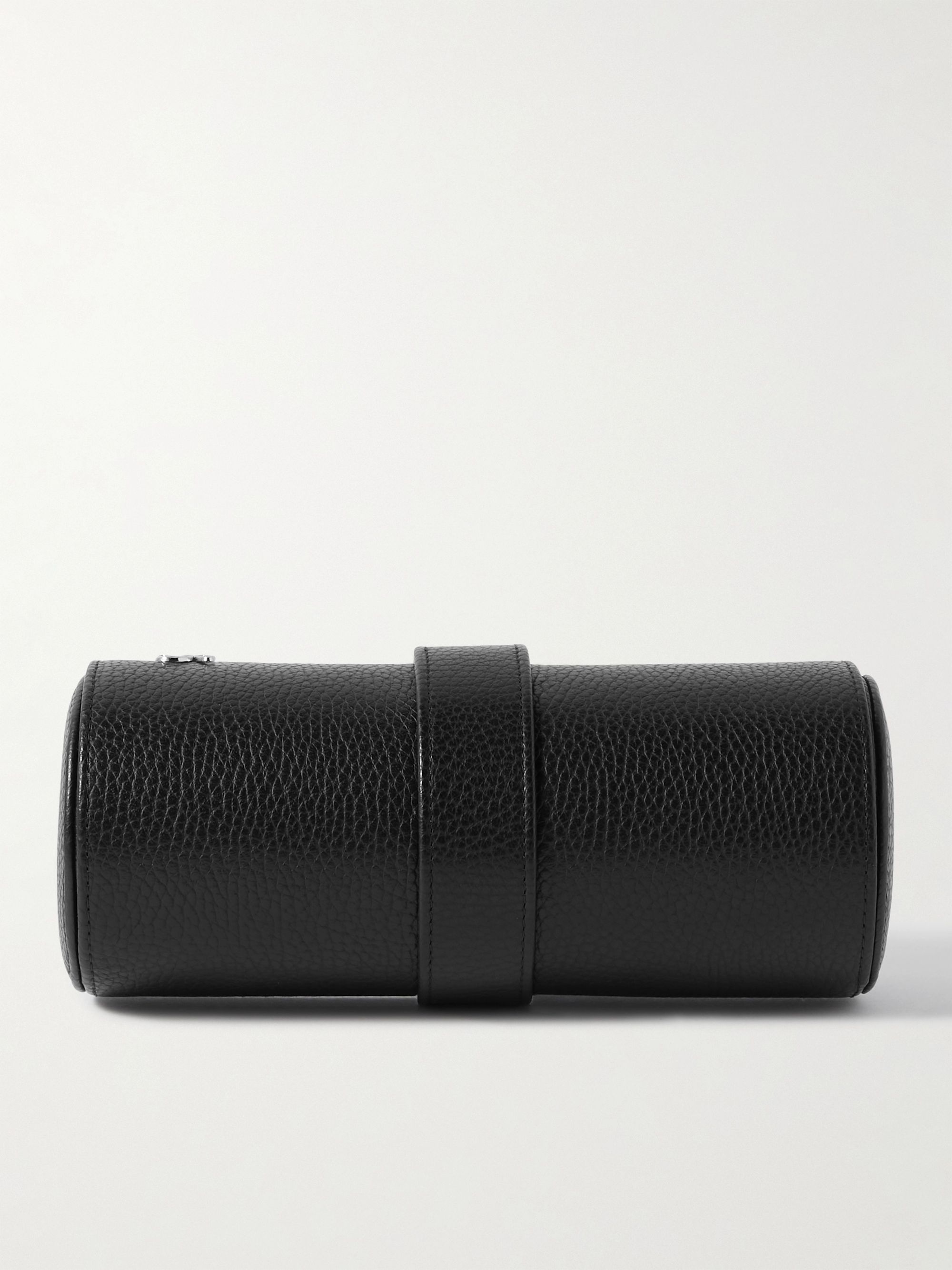 RAPPORT LONDON Berkley Full-Grain Leather Three-Watch Roll