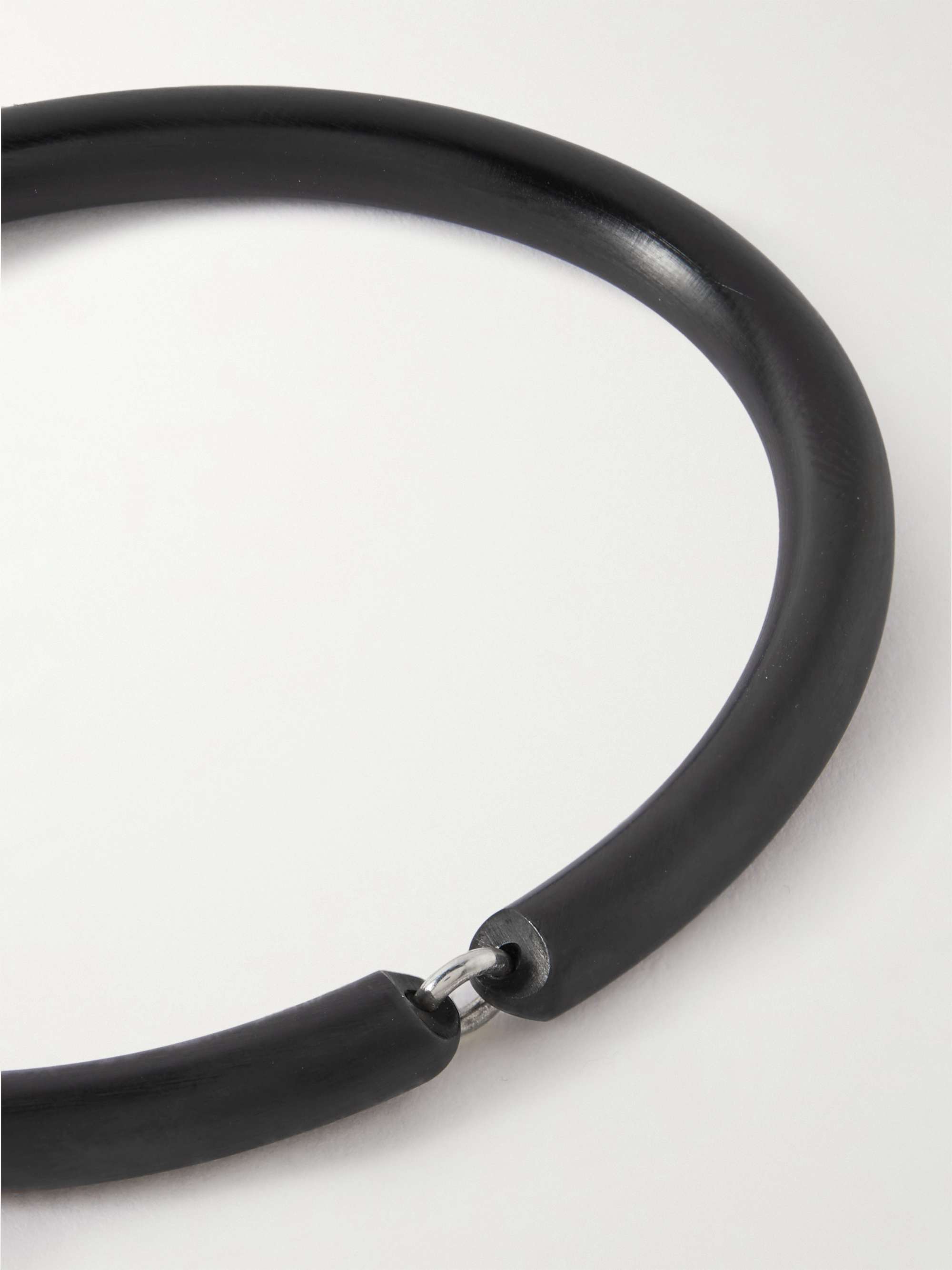 LE GRAMME Ceramic and Silver-Tone Bracelet