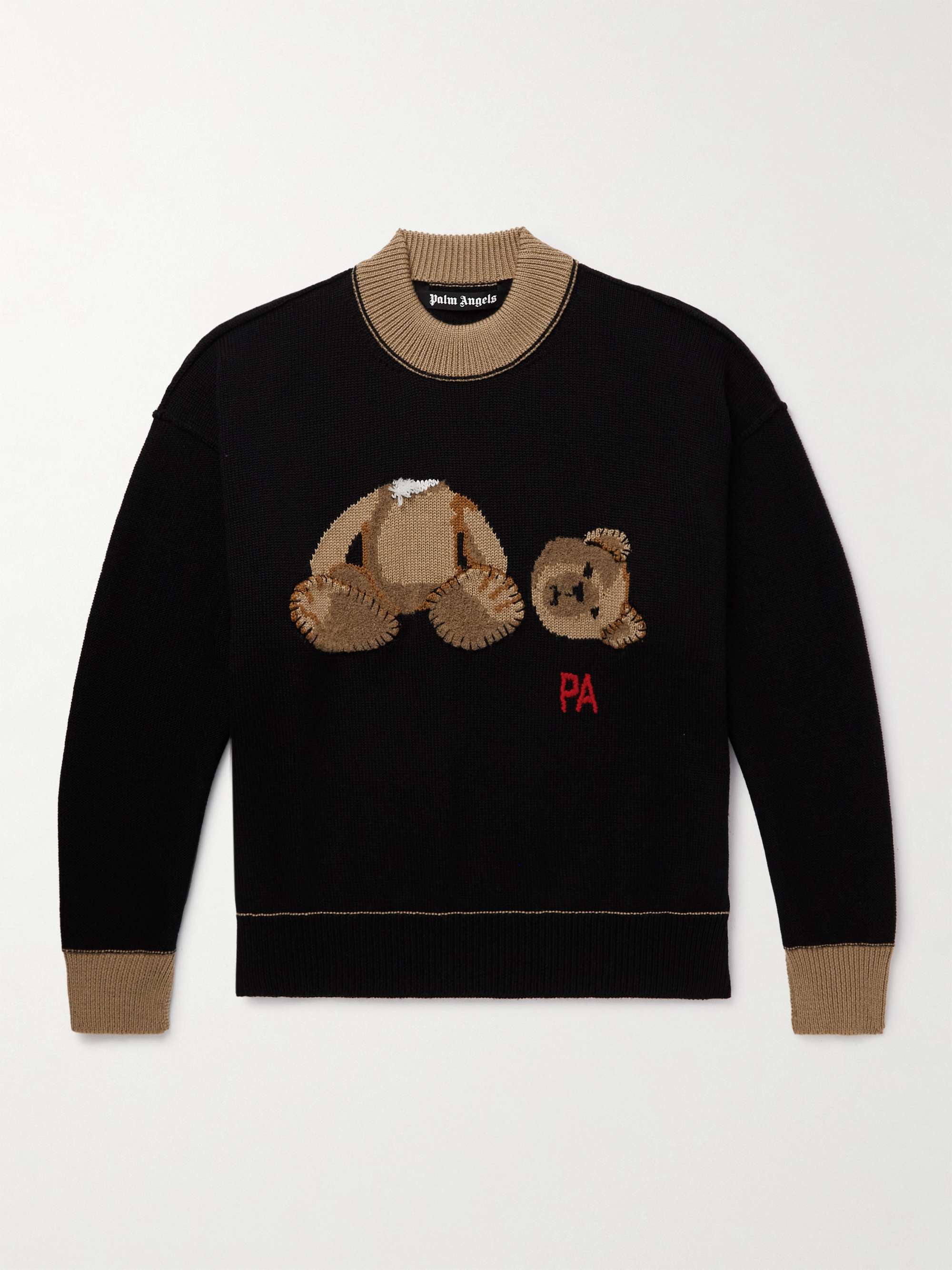 Logo Intarsia Virgin Wool Sweater