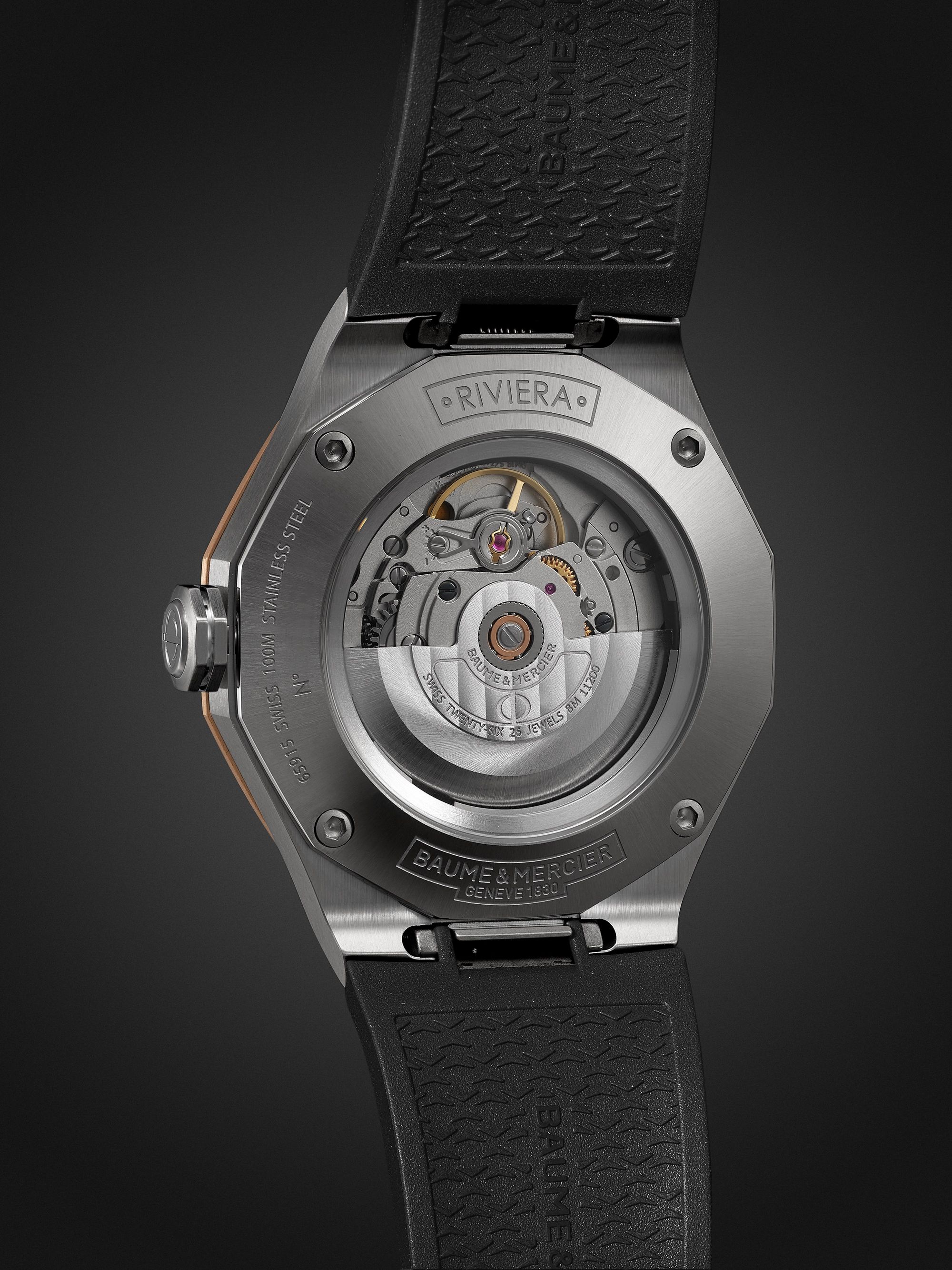 BAUME & MERCIER Riviera Automatic 42mm Stainless Steel, Titanium and Rubber Watch, Ref. No. 10660